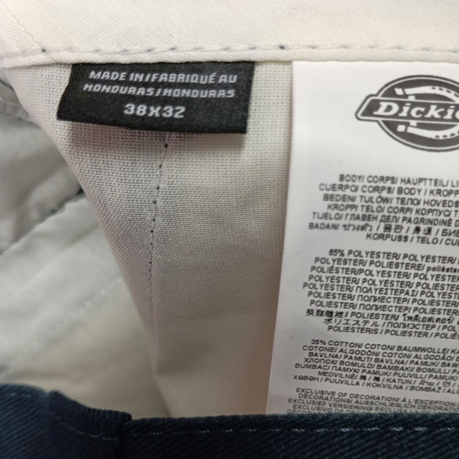 Dickies Dickies 874 Work Pants Men's 38x32 Flex Blue Original Fit Size US 38 / EU 54 - 5 Thumbnail