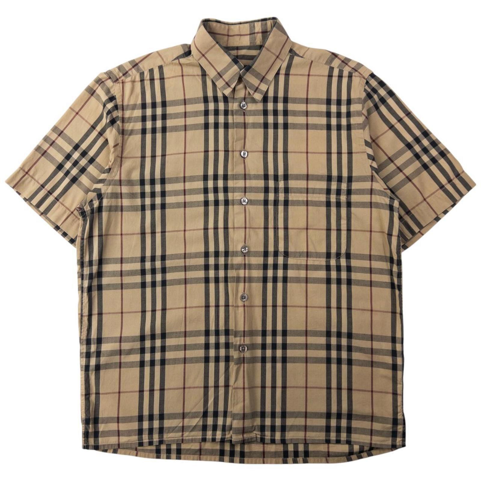 Burberry Vintage Burberry Nova Check Short Sleeve Button Shirt Size S Size US S / EU 44-46 / 1 - 1 Thumbnail
