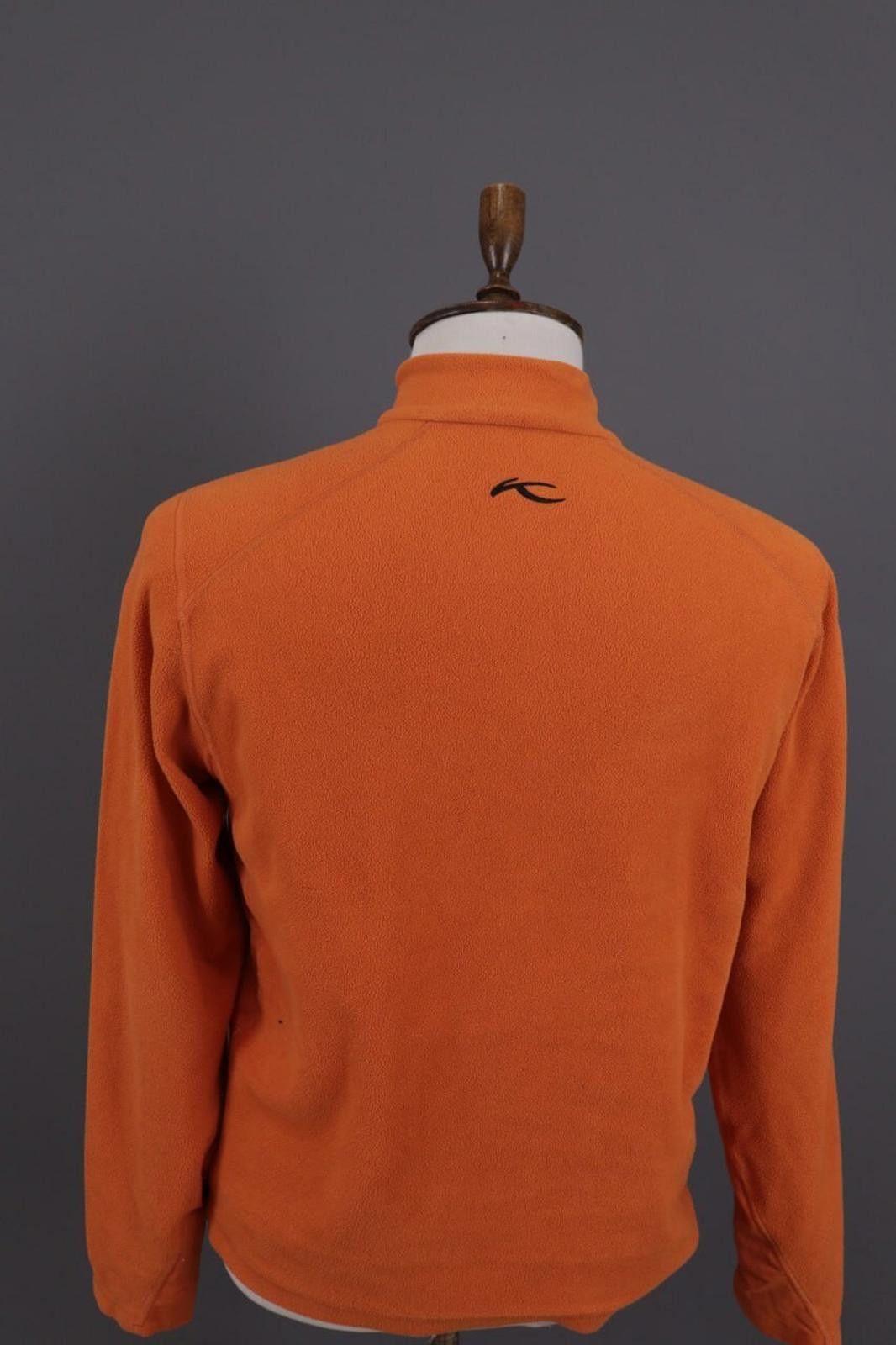 KJUS KJUS System Orange 1/4 Zip Activewear Fleece Jacket Size M Size US M / EU 48-50 / 2 - 10 Thumbnail