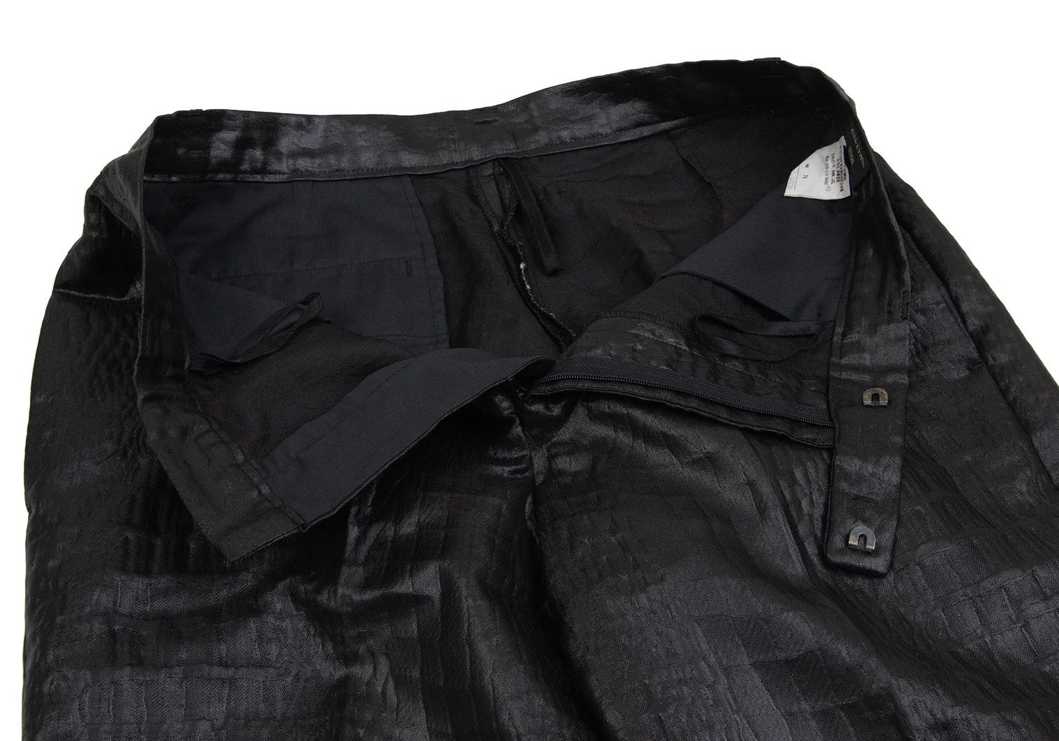 Jean Paul Gaultier Crocodile Pattern Design Pants in Black, Size 48 Size US 32 / EU 48 - 5 Thumbnail