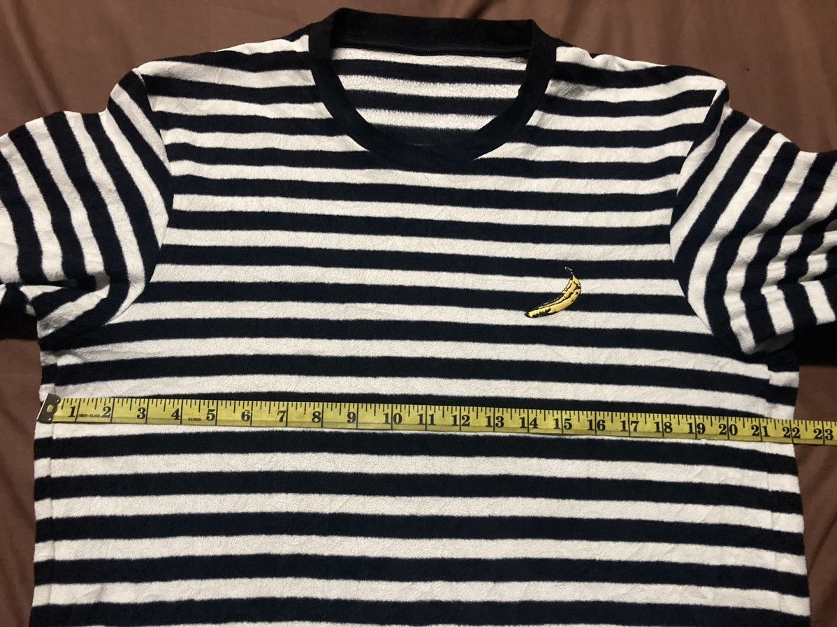 Andy Warhol × Uniqlo Andy Warhol x Uniqlo Banana Fleece Striped Tee Size US L / EU 52-54 / 3 - 6 Thumbnail