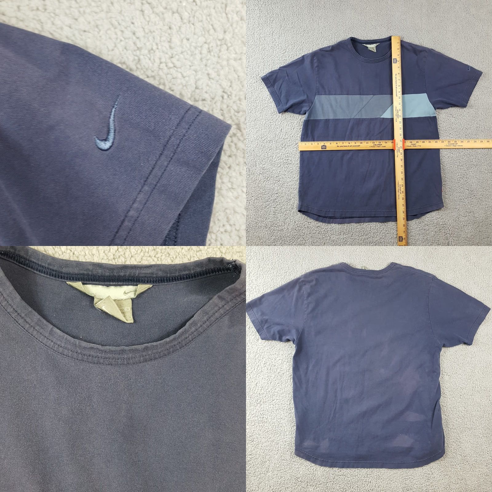 Nike VINTAGE Nike T-Shirt Men's Large Blue 90s Y2K Retro Grunge Athletic Sports Casual Size US L / EU 52-54 / 3 - 8 Thumbnail