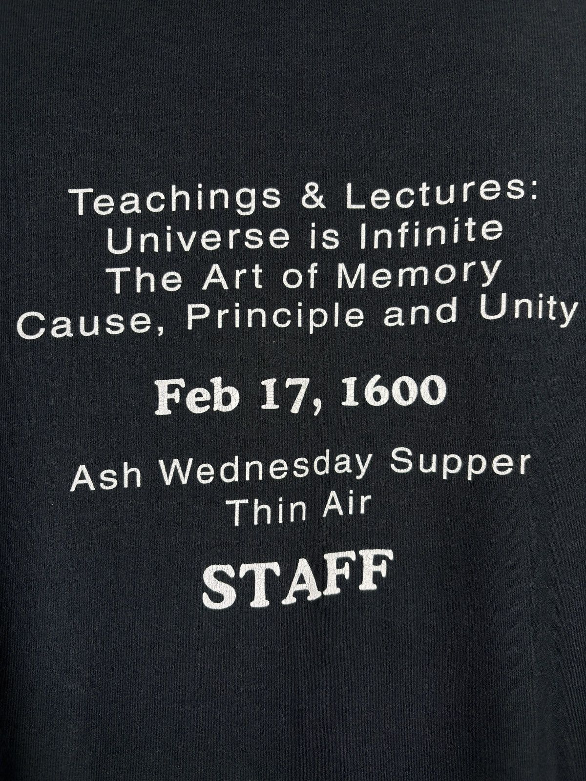 Raf Simons SS05 Raf Simons History Of The World Staff Tshirt Size US S / EU 44-46 / 1 - 3 Thumbnail
