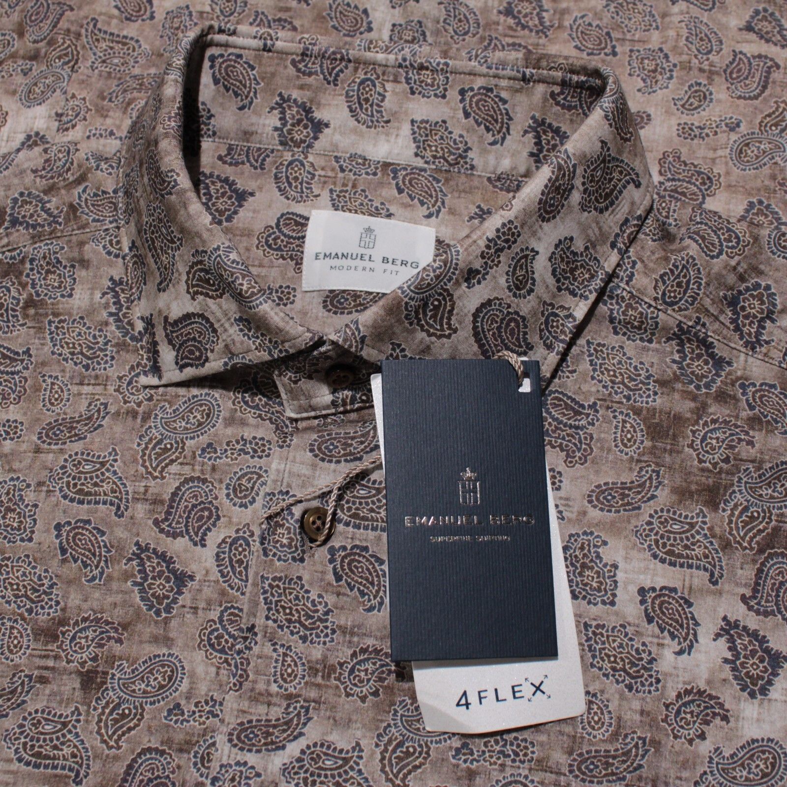 Other Emanuel Berg New with tags Shirt Size XL US In Brown Size US XL / EU 56 / 4 - 1 Thumbnail