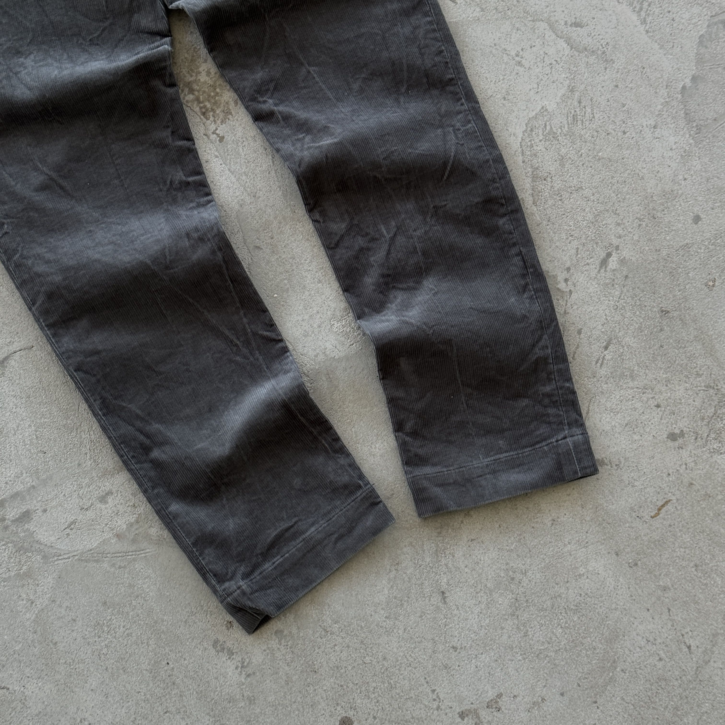 Polo Ralph Lauren Polo Ralph Lauren Gray Corduroy Stretch Slim Fit Pants 33x34 Size US 33 - 8 Thumbnail