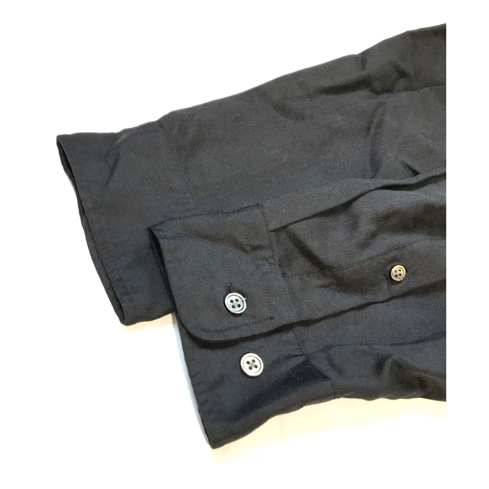 Steven Alan STEVEN ALAN Shirt M Black Men Button-Up Leather Size M Size US M / EU 48-50 / 2 - 4 Thumbnail