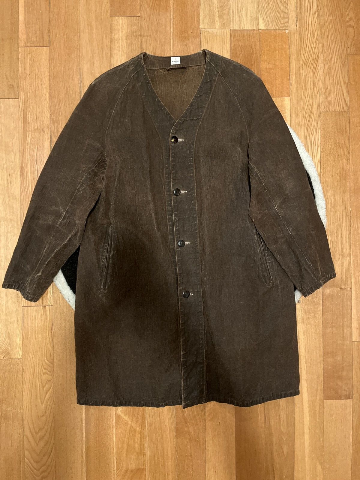 cottle Cottle mud dyed coat with gold Size US M / EU 48-50 / 2 - 1 Thumbnail