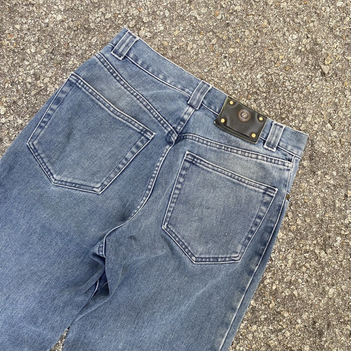Versace Vintage Versace Faded Luxury Denim Jeans Size US 29 - 5 Thumbnail
