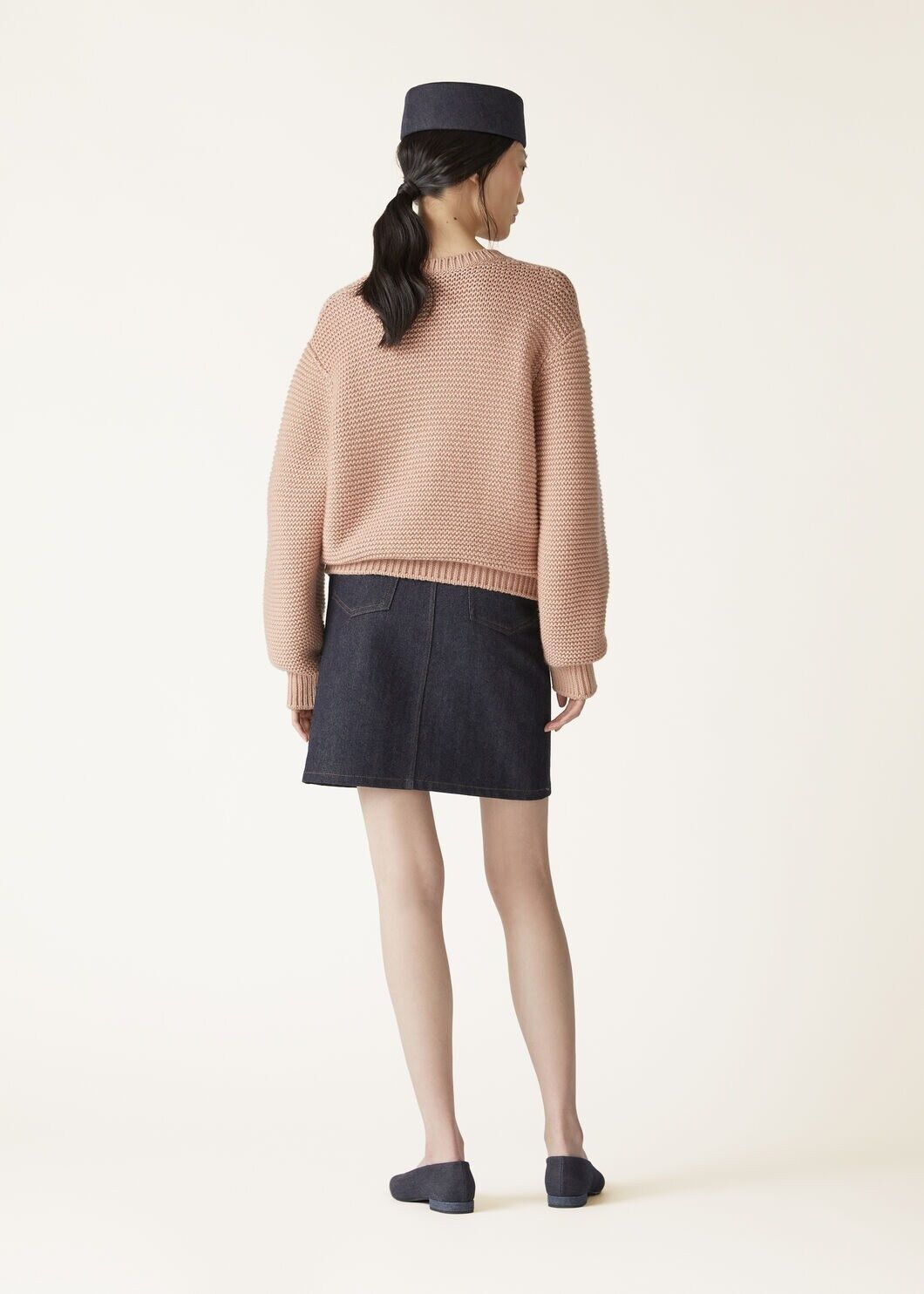 Loro Piana o1w1db10825 FAO6685 Boccioleto Crewneck Sweater in Pink Size M / US 6-8 / IT 42-44 - 5 Thumbnail