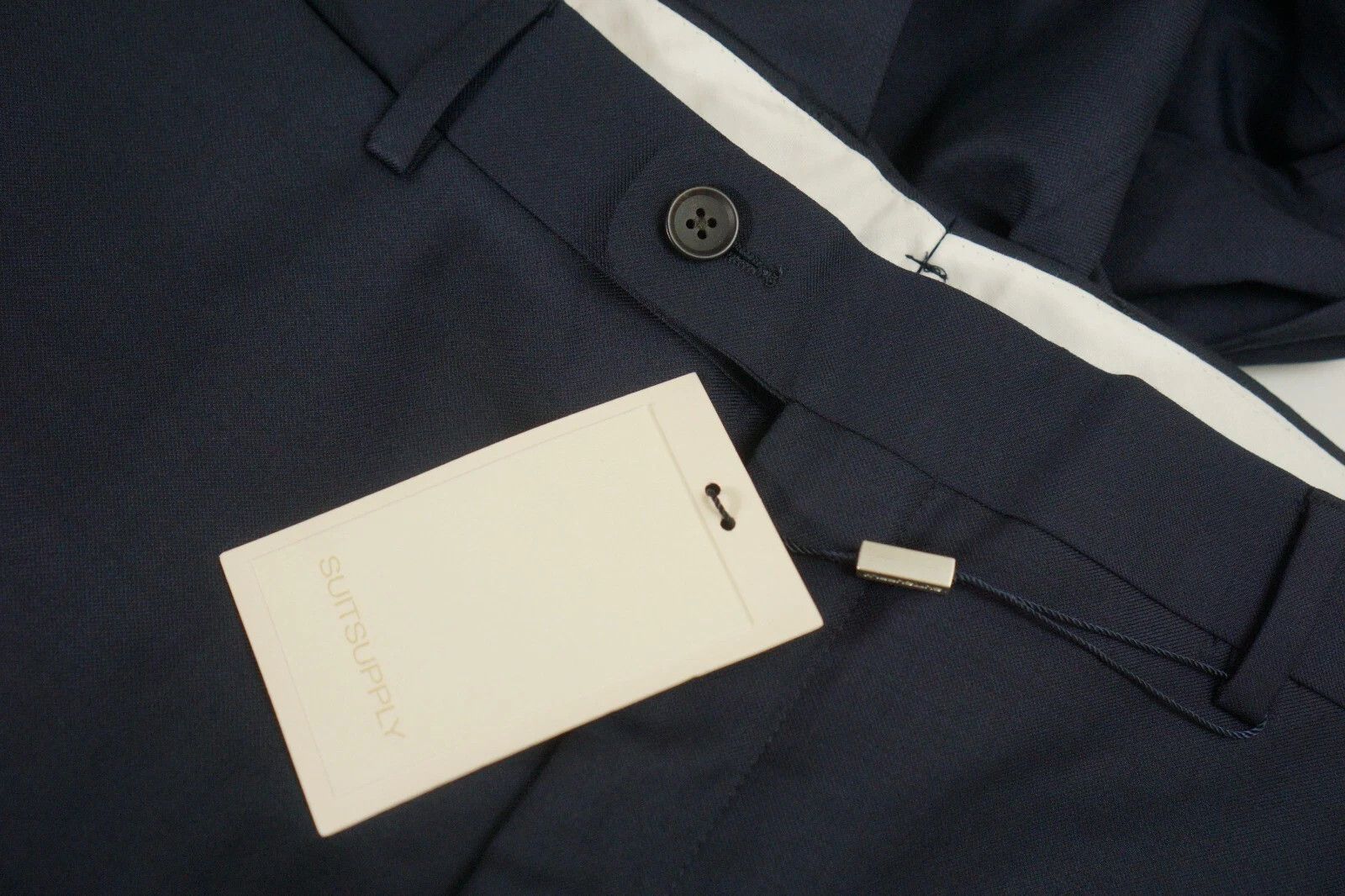 Suitsupply Men Suitsupply Suit Lazio Single Breasted Blue S110 US46L Size 46L - 9 Thumbnail