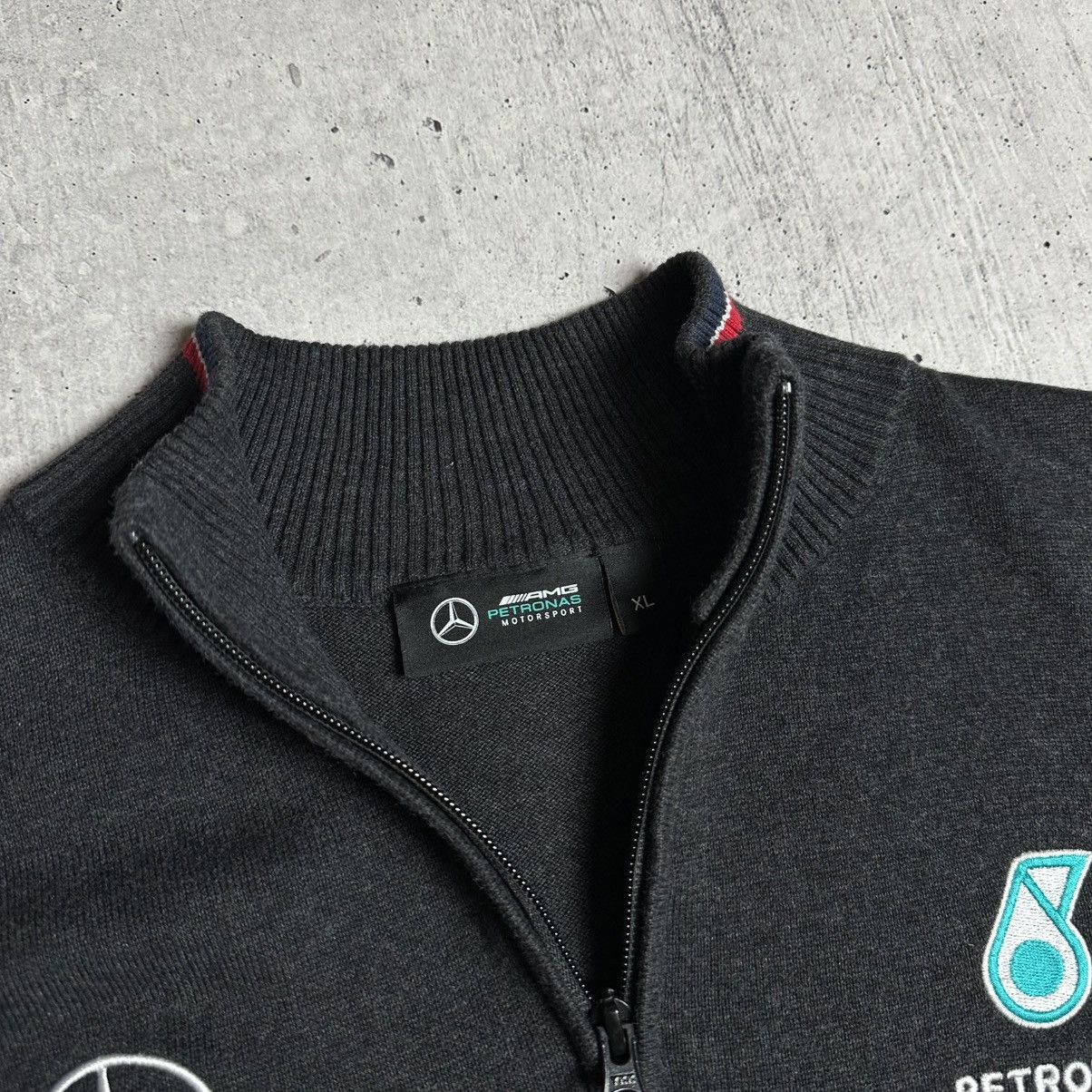 Mercedes-Benz × Tommy Hilfiger Formula Uno Mercedes Benz AMG Petronas 1/4 Zip Nylon Sweater Size US XL / EU 56 / 4 - 5 Thumbnail