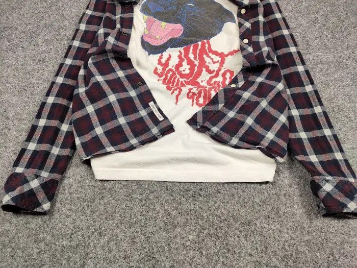 Flannel Vintage Flannel Lee Shirt Checkered Travis Scott Style Size US L / EU 52-54 / 3 - 7 Thumbnail