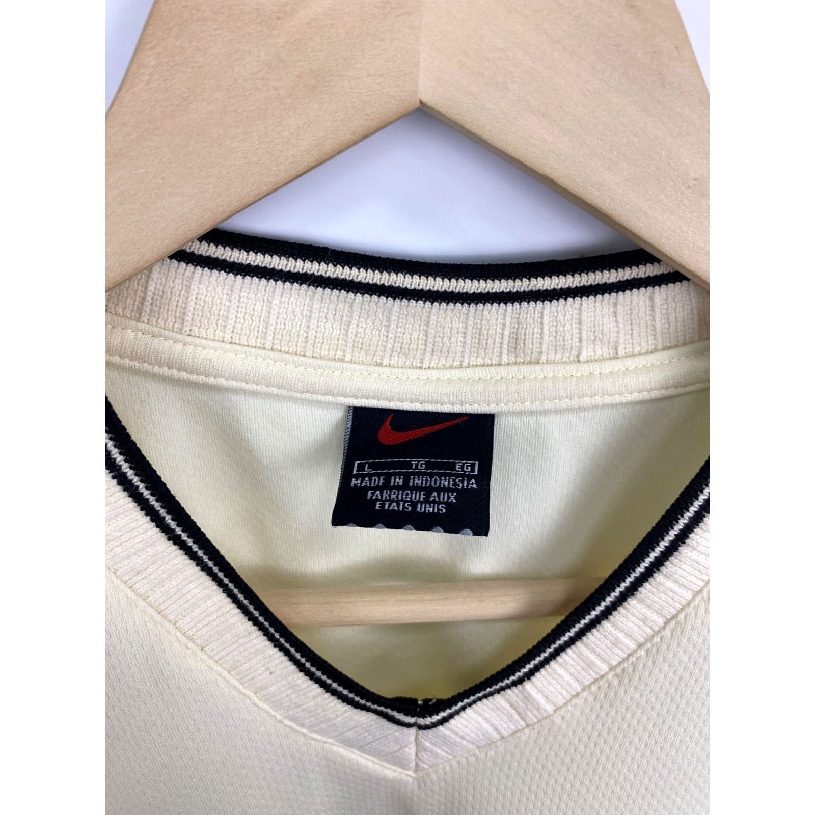 Nike VINTAGE Nike 90s T-Shirt Men L Beige Shirts Mens Size US L / EU 52-54 / 3 - 5 Thumbnail