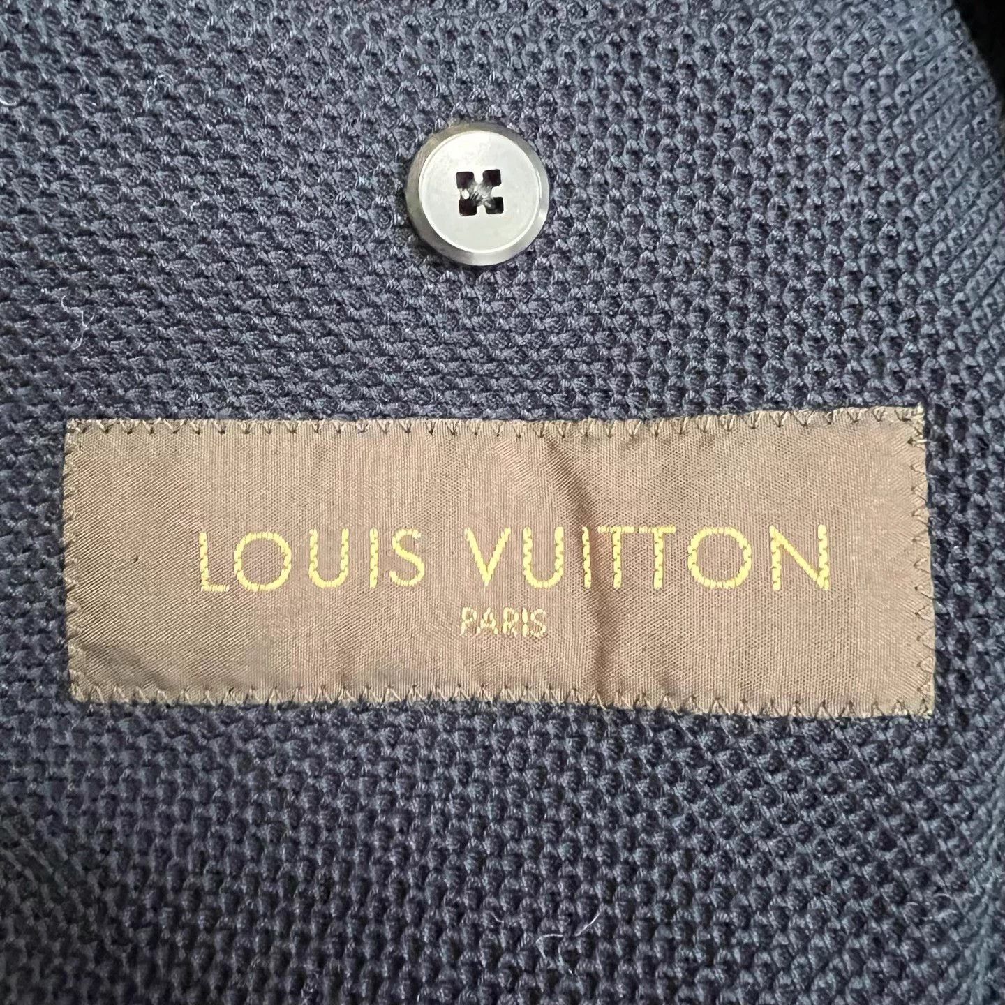 Louis Vuitton Louis Vuitton Black Long-Sleeved Suit Blazer, Size 46R - 5 Thumbnail