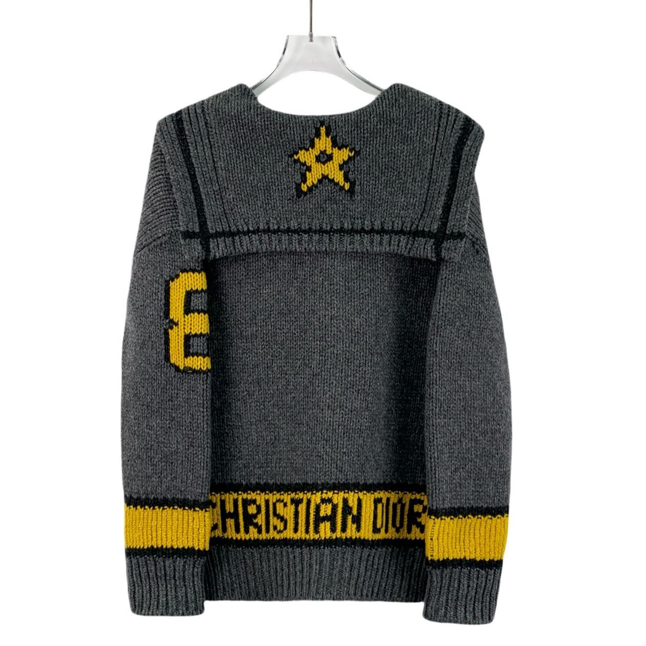 Dior Christian Dior Womens Wool & Cashmere Dark Grey Knitted Card Size XXS / US 00 / IT 34 - 7 Thumbnail