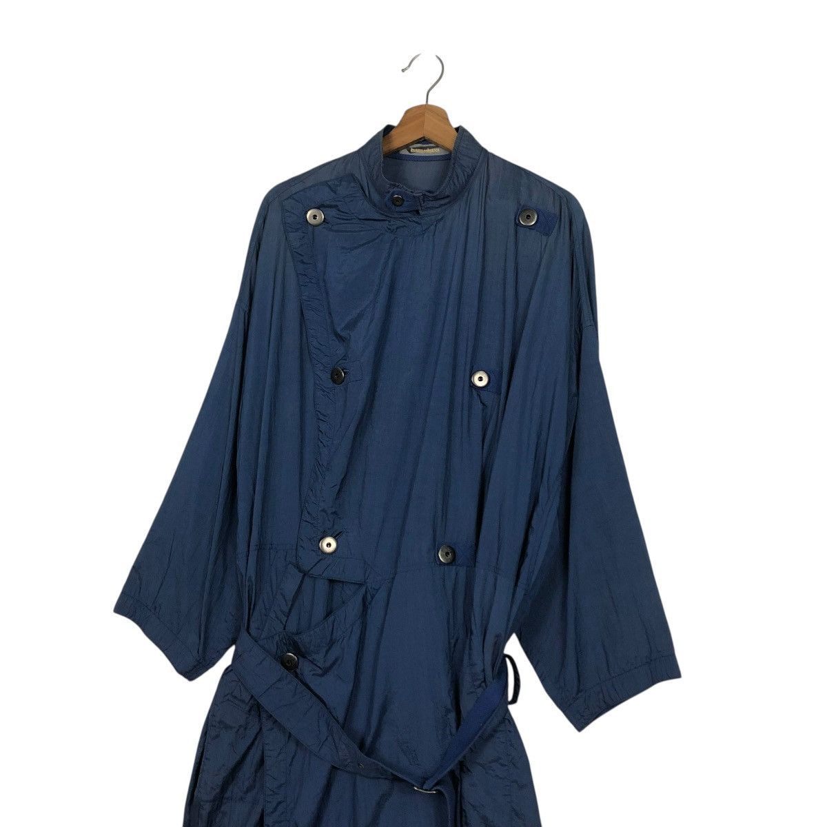 Issey Miyake 🔥VINTAGE 80’s NYLON LONG JACKET ISSEY MIYAKE BONDAGE DESIGN Size US M / EU 48-50 / 2 - 6 Thumbnail