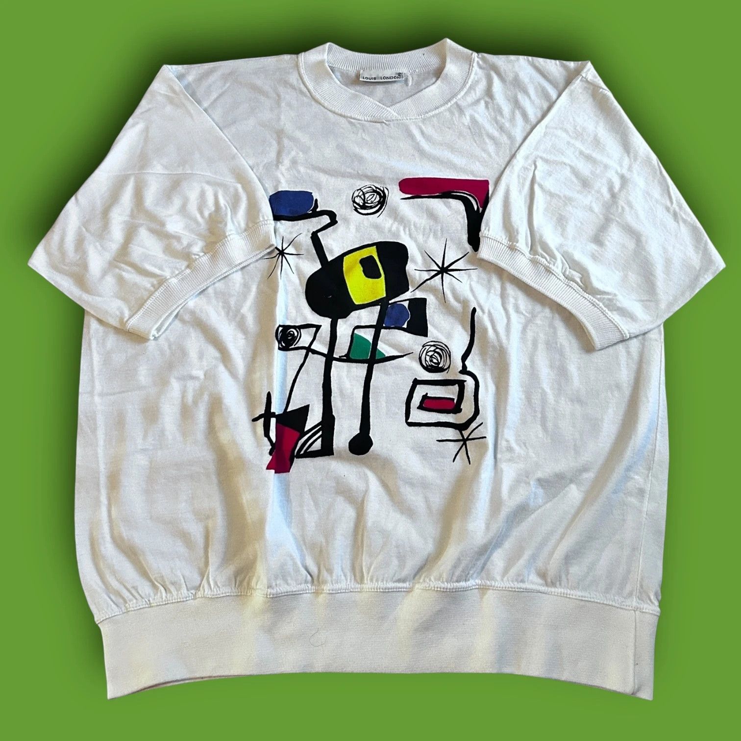 Other Vintage 80s Joan Miro Art Sweatshirt Size US M / EU 48-50 / 2 - 1 Thumbnail