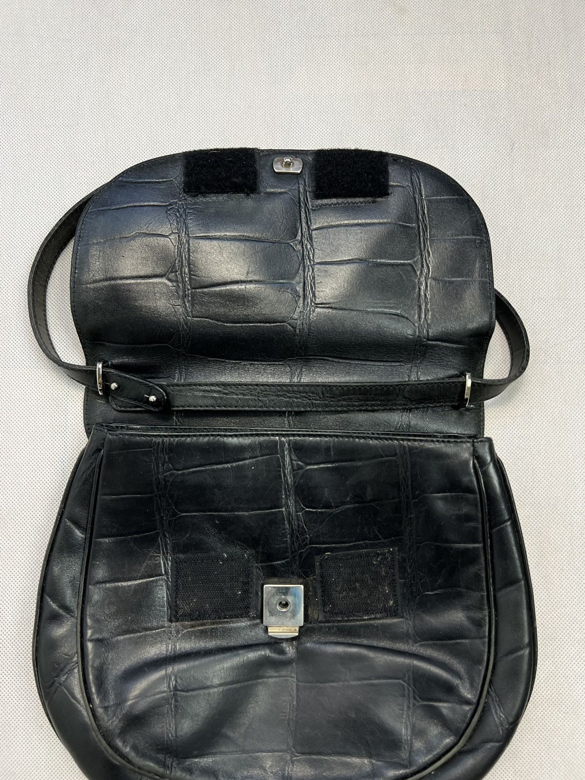 Aigner × Etienne Aigner × Vintage Handbag Etienne Aigner Black Leather Vintage Size ONE SIZE - 4 Thumbnail