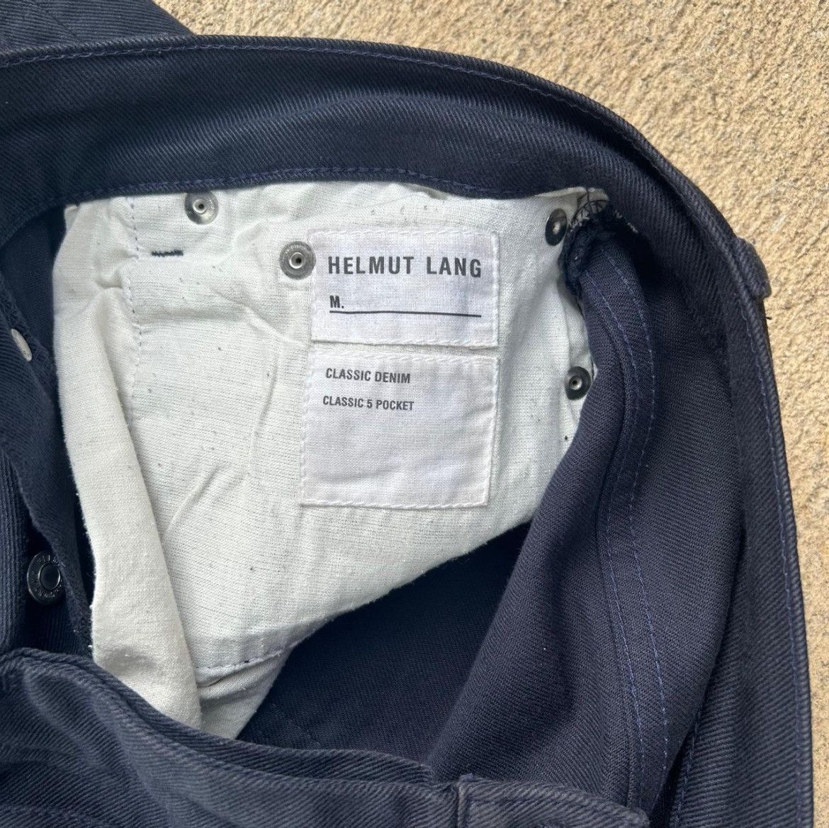 Helmut Lang Helmut Lang 1999 Mainline 3D Cargo 5 Pocket Jeans Size US 29 - 7 Thumbnail