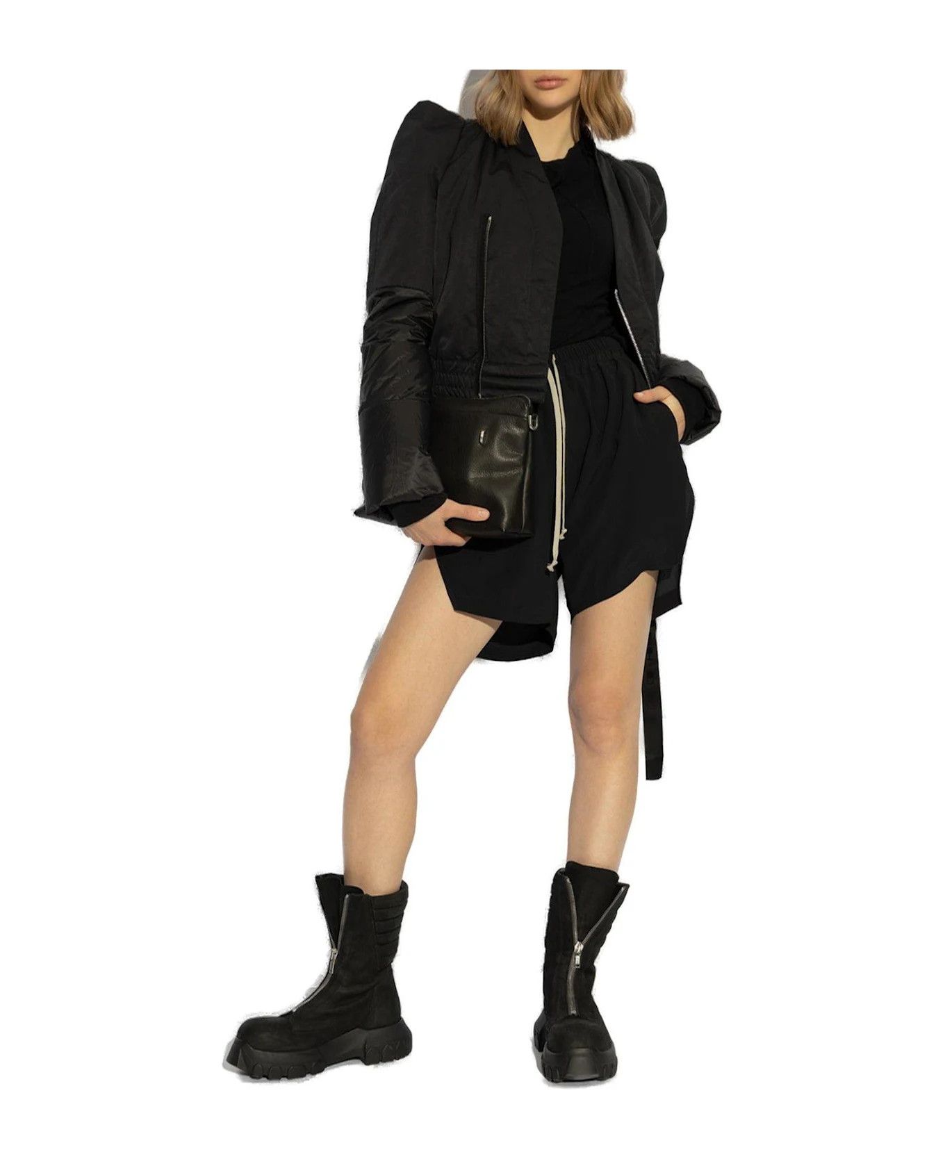 Rick Owens o1y0126 Short in Black Size 28" / US 6 / IT 42 - 4 Thumbnail