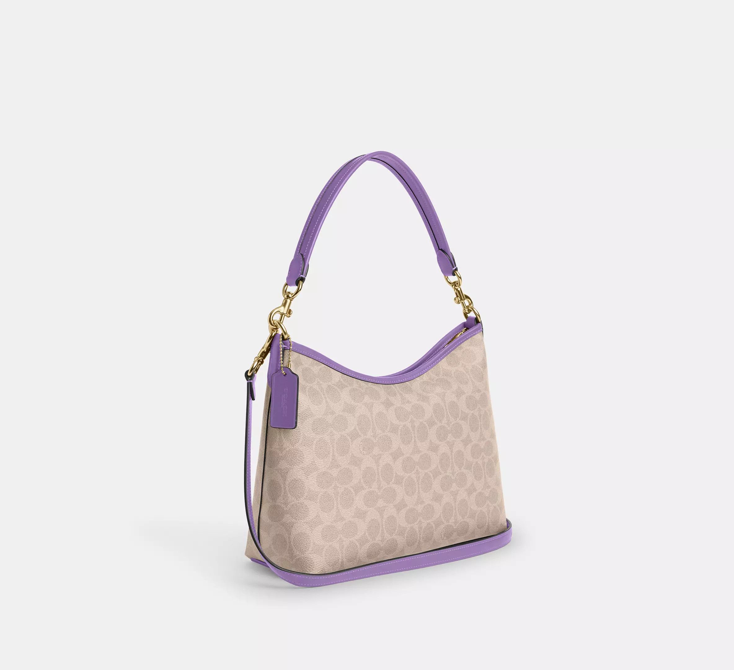 Coach Laurel Shoulder Bag In Signature Canvas CV975 Size ONE SIZE - 10 Thumbnail