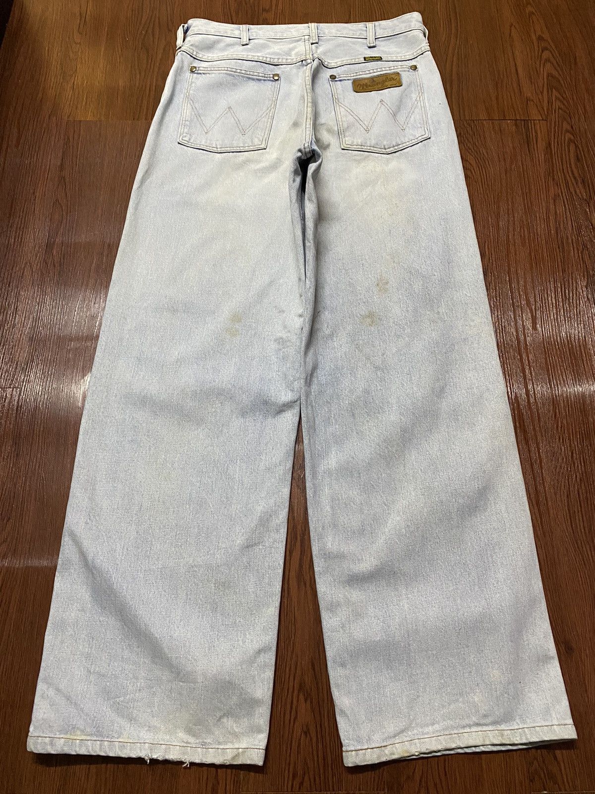 Wrangler Vintage Wrangler Faded Wash Baggy Style Jeans Size US 30 / EU 46 - 2 Thumbnail