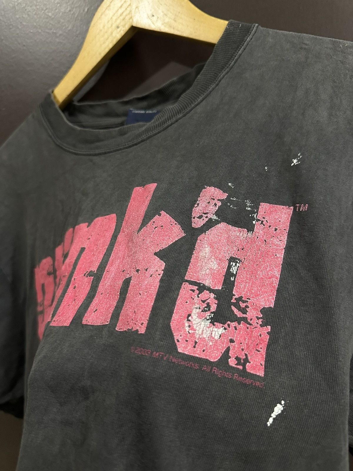 Mtv × Vintage MTV Punk’d ©️ 2003 Tee ( Distressed ) Size US L / EU 52-54 / 3 - 12 Thumbnail