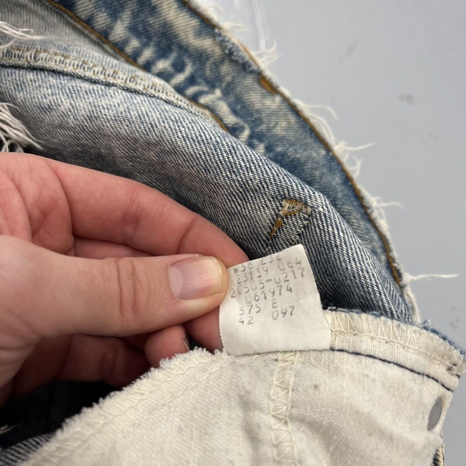 Levi's Vintage 80s Levi's 505 Regular Fit Distressed Jeans 36x32 Size US 36 / EU 52 - 6 Thumbnail