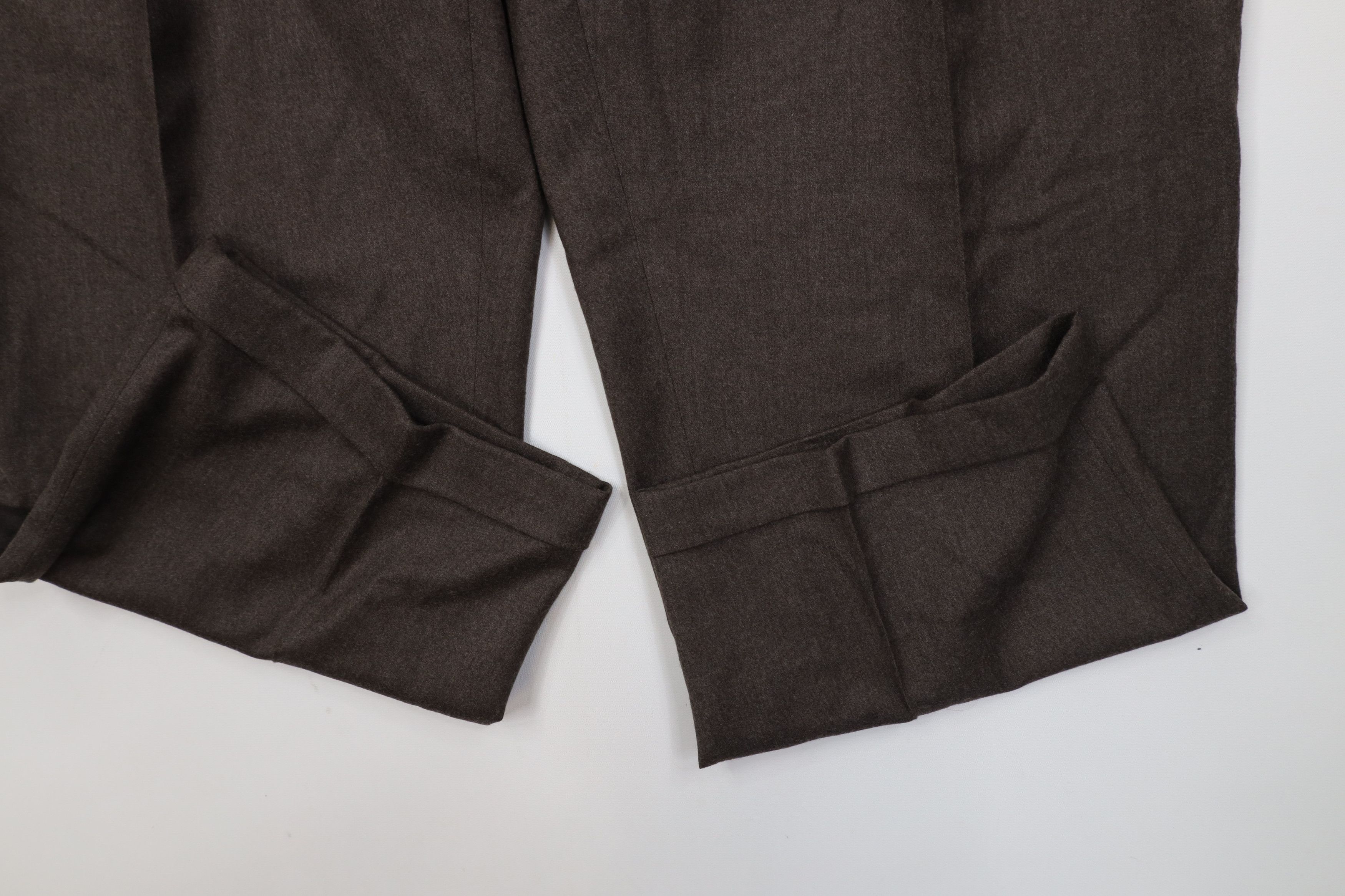 Vintage Vintage Streetwear Blend Knit Wide Leg Chino Pants Brown Size US 38 / EU 54 - 5 Thumbnail
