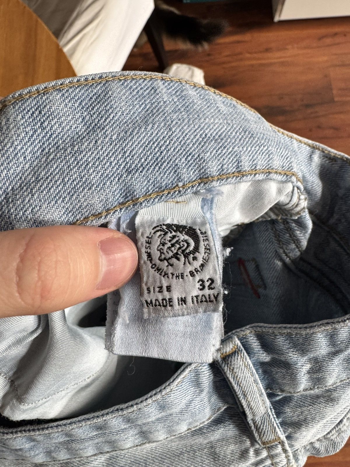 Diesel Vintage Y2k Rare Diesel Mud Wash Blue Jeans Pant Hype 32 Size US 32 / EU 48 - 10 Thumbnail