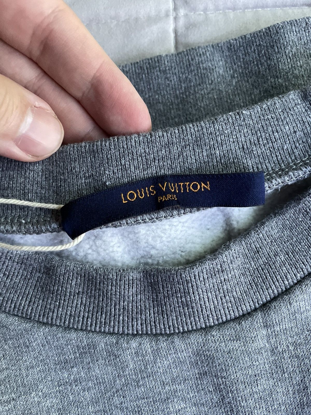 Louis Vuitton × Nigo Louis Vuitton Nigo Grey Sweatshirt Size US S / EU 44-46 / 1 - 7 Thumbnail