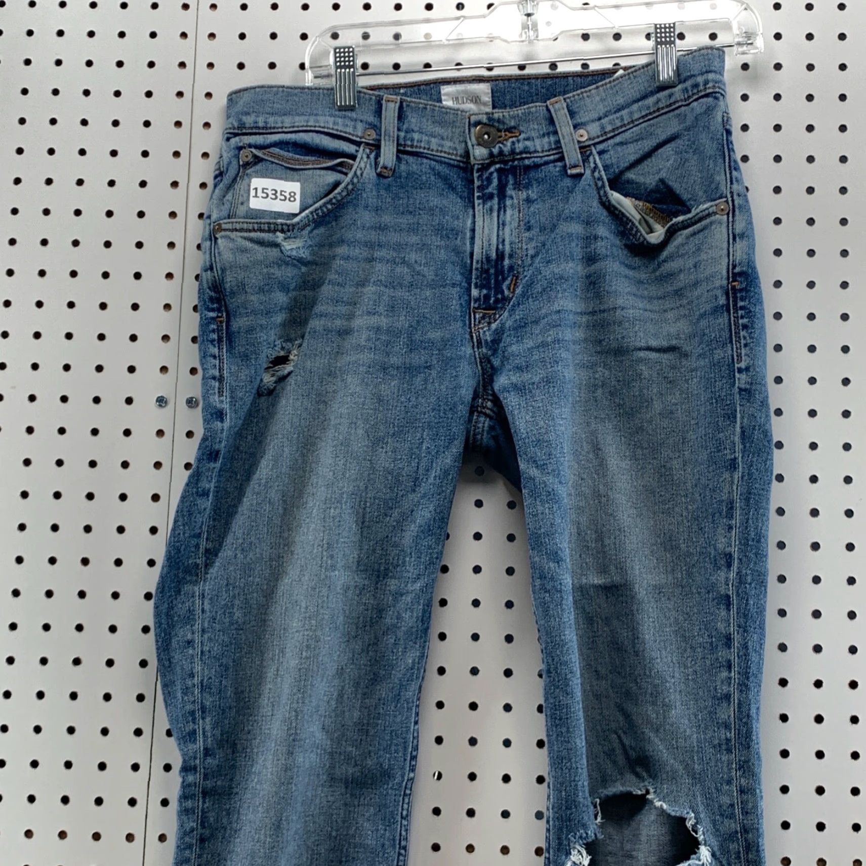 Hudson Hudson Jeans Blake Slim Straight Blue Pants 31 x 31 Mens Size US 31 - 2 Thumbnail