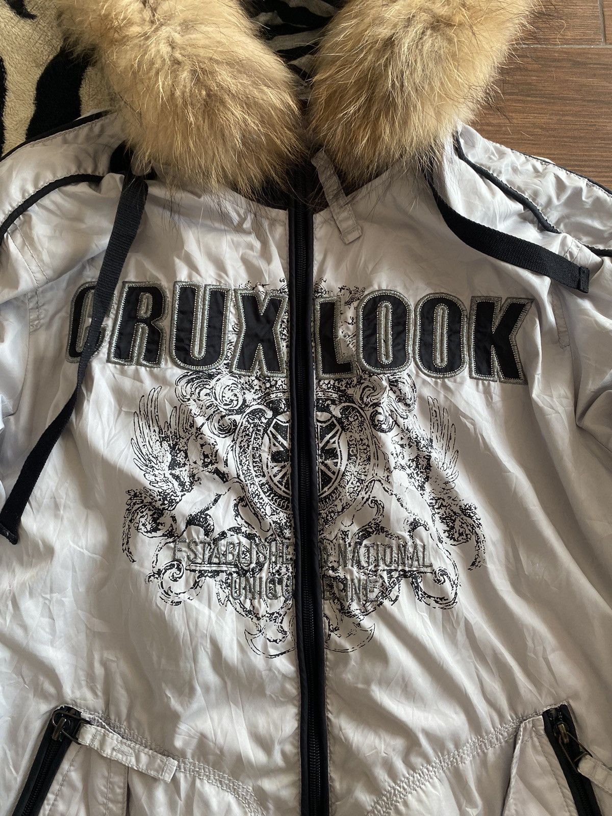 If Six Was Nine × Japanese Brand × KMRii Crux Fur Hoodie Poem Japanese Brand Size US M / EU 48-50 / 2 - 2 Thumbnail