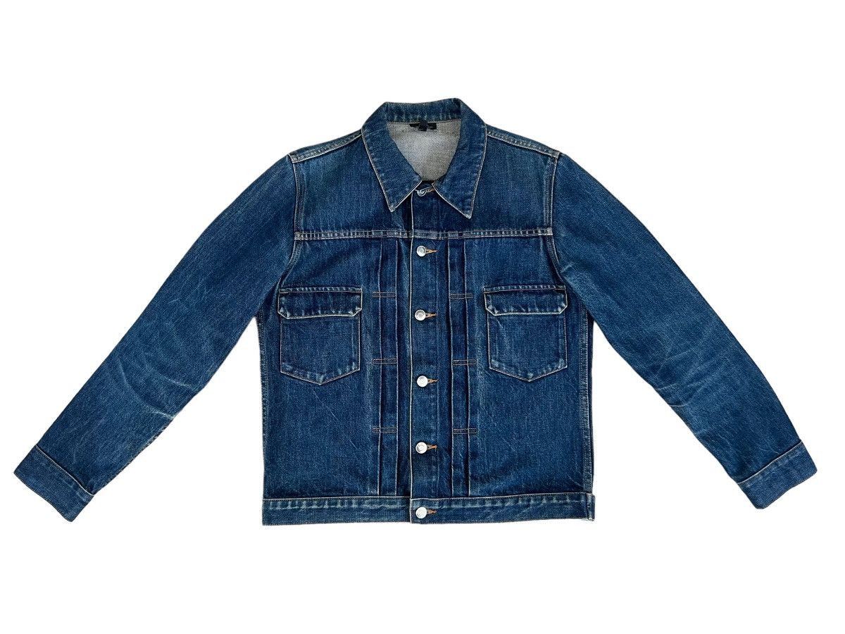 image of A P C Vintage The Iconic Type 2 Denim Jacket in Blue, Men's (Size Medium)