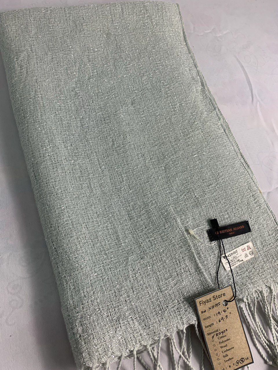 Vintage Christian Aujard Scarf / Muffler / Neckwear Size ONE SIZE - 4 Thumbnail
