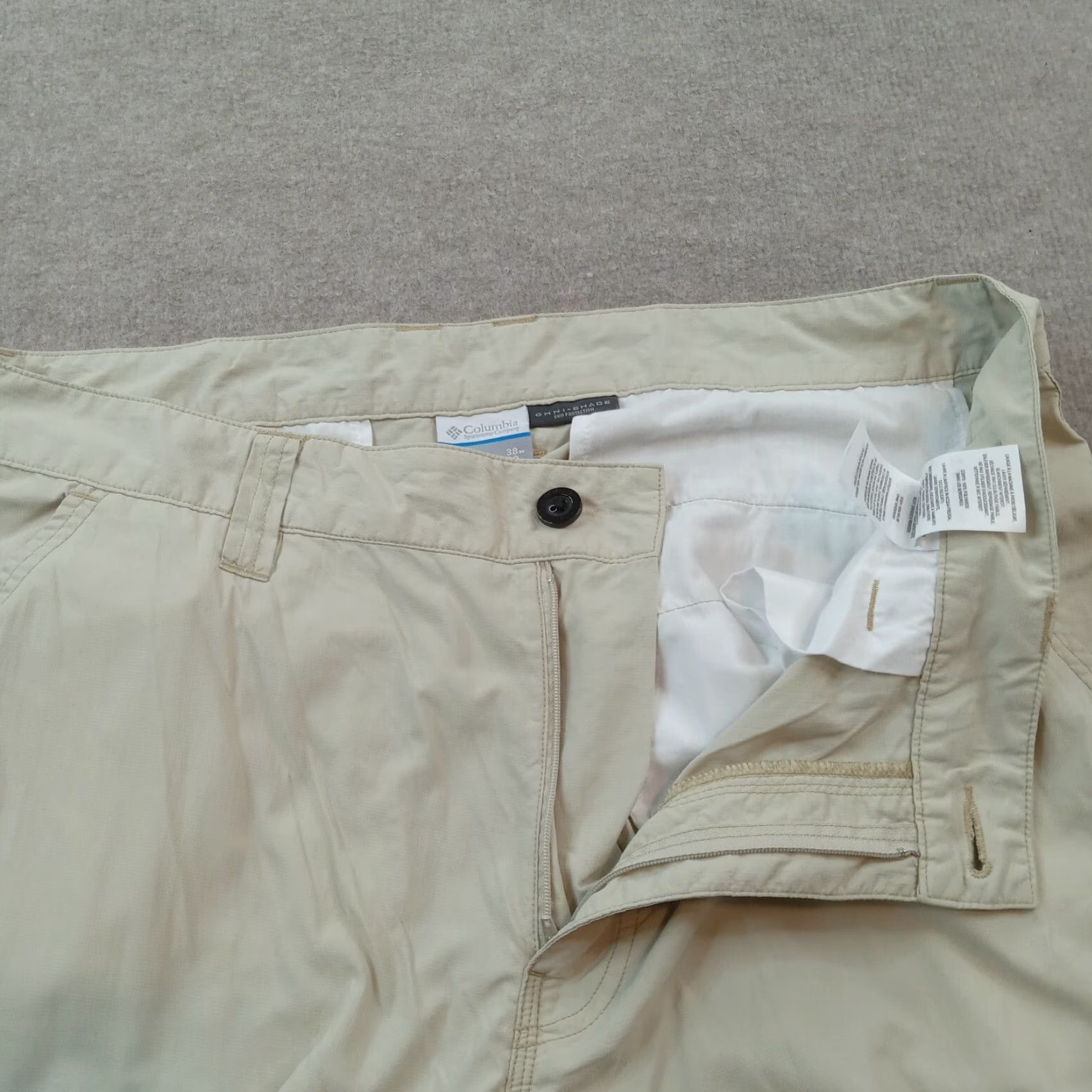 Vintage Columbia Mens Pants 38x32 Extra Large XL Beige Cargo Hiking Size US 38 / EU 54 - 6 Thumbnail