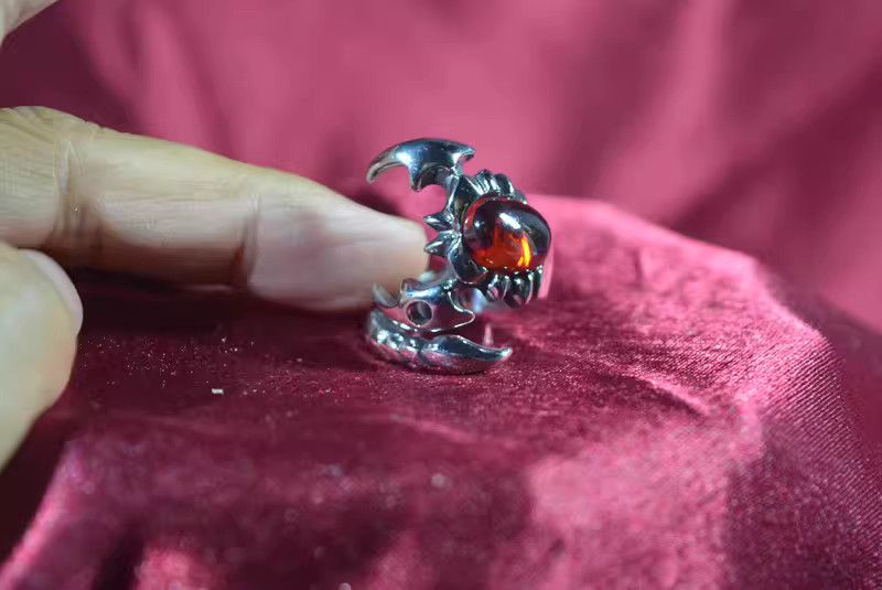 Jewelry Scorpion Future Jewelry Rings Chrome Ring (Size 7-13) Size ONE SIZE - 3 Thumbnail