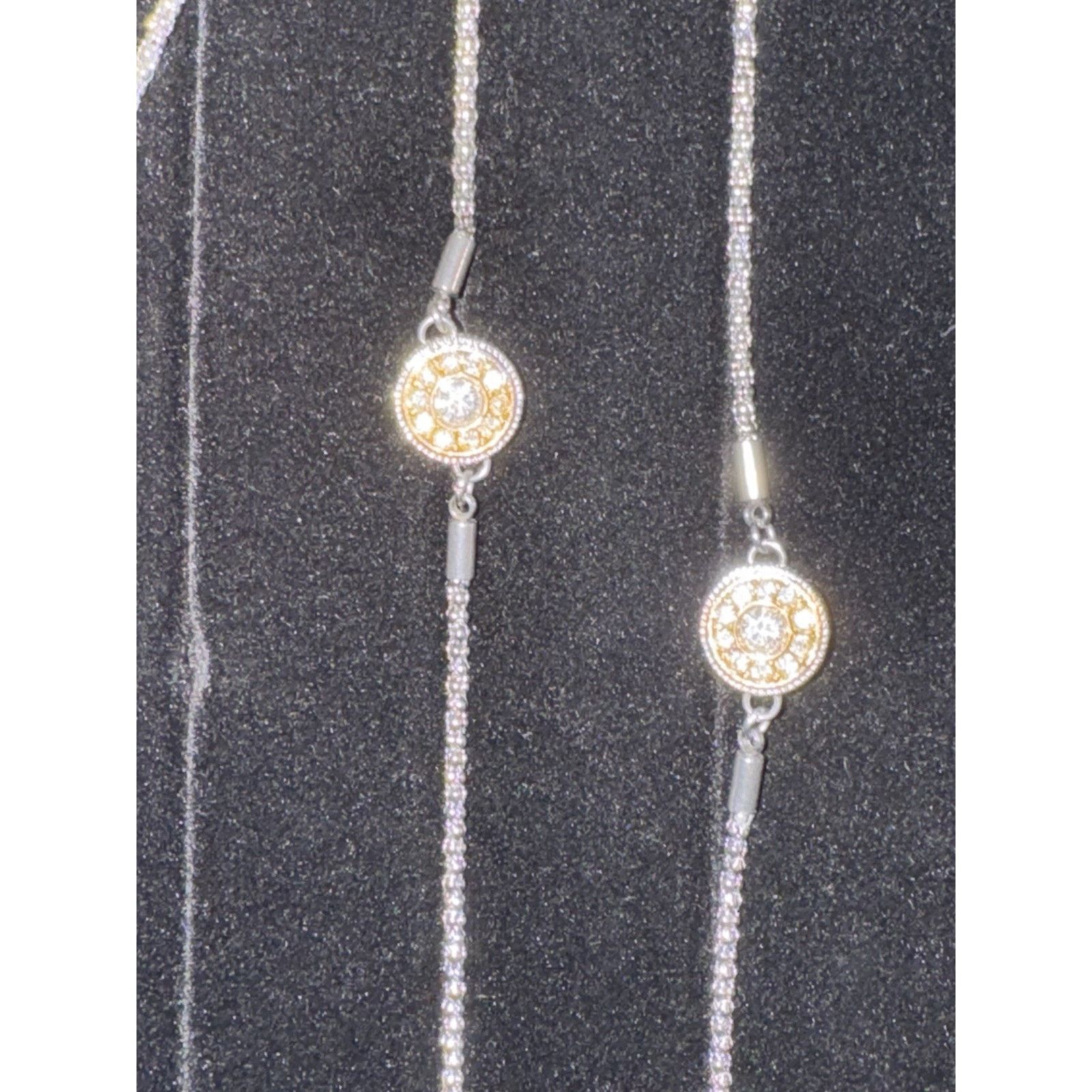 & Other Stories Emma Skye Crystal Silver 36" Necklace DSMK stainless steel Size ONE SIZE - 6 Thumbnail