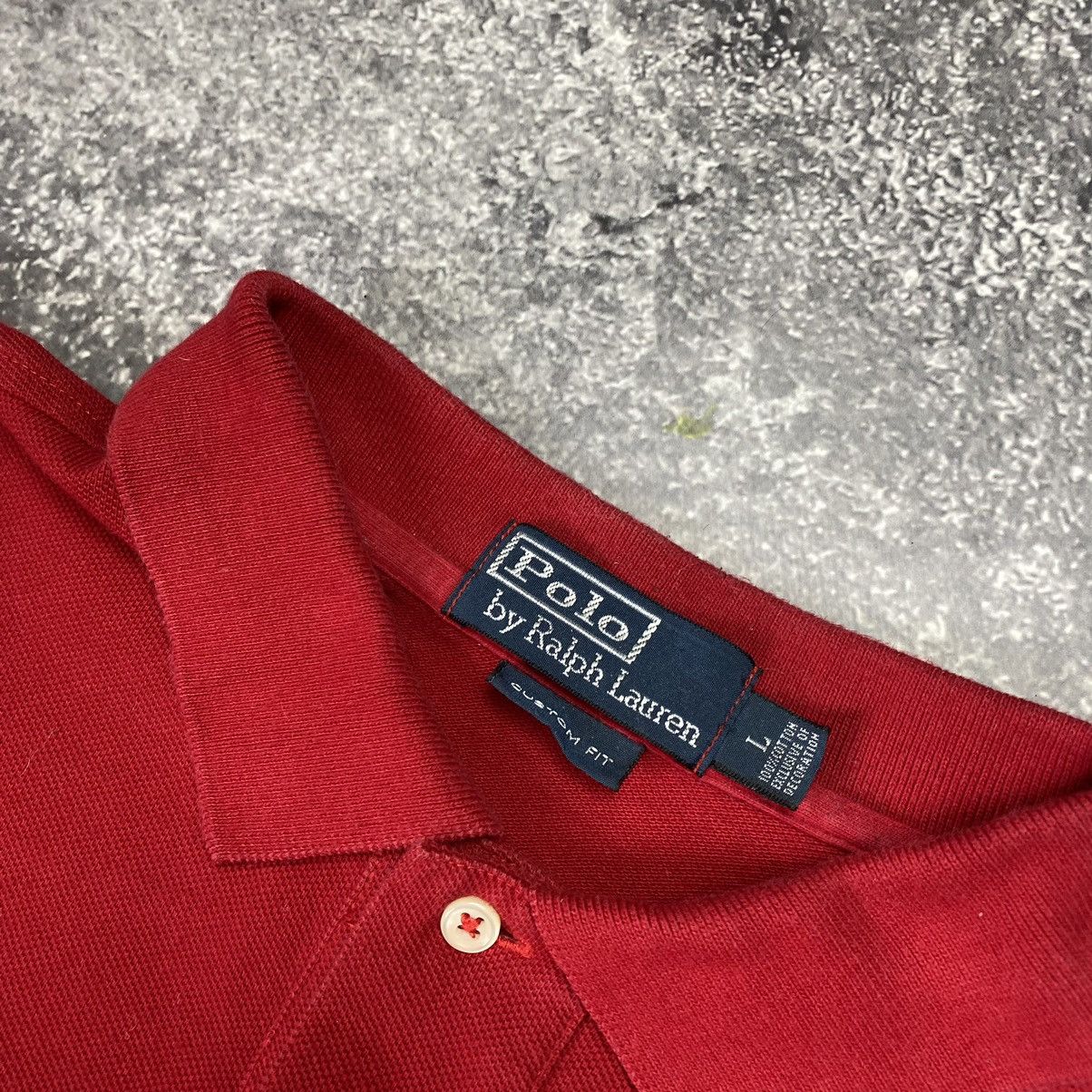 Vintage Vintage Polo Ralph Lauren Small logo basic Longsleeve polo Size US L / EU 52-54 / 3 - 5 Thumbnail