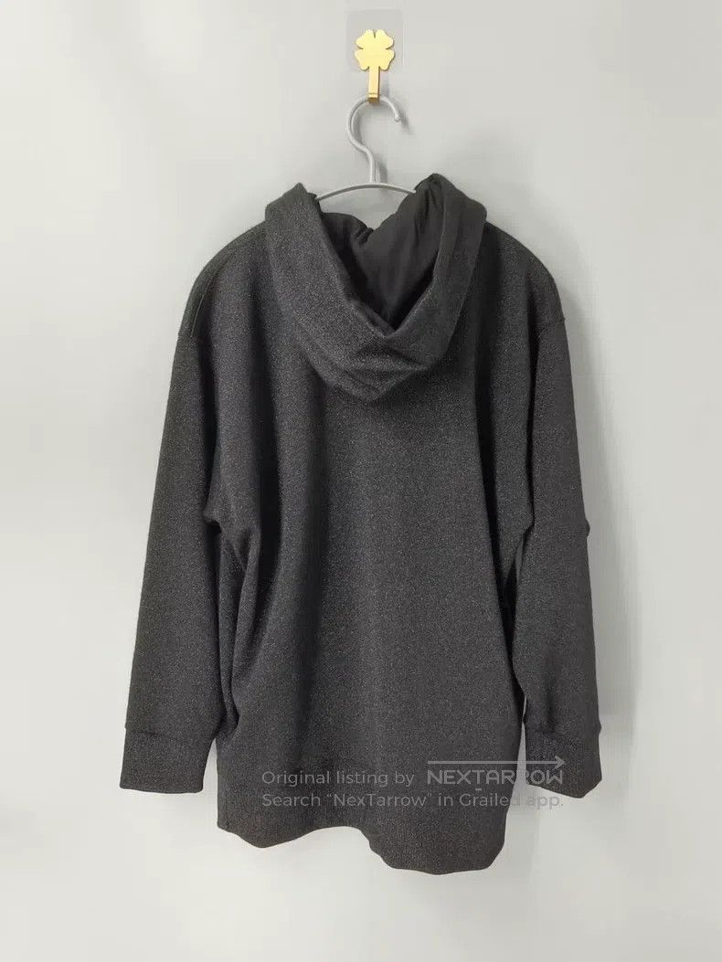 Fendi Wool Blend Chest Logo Solid Color Hoodie