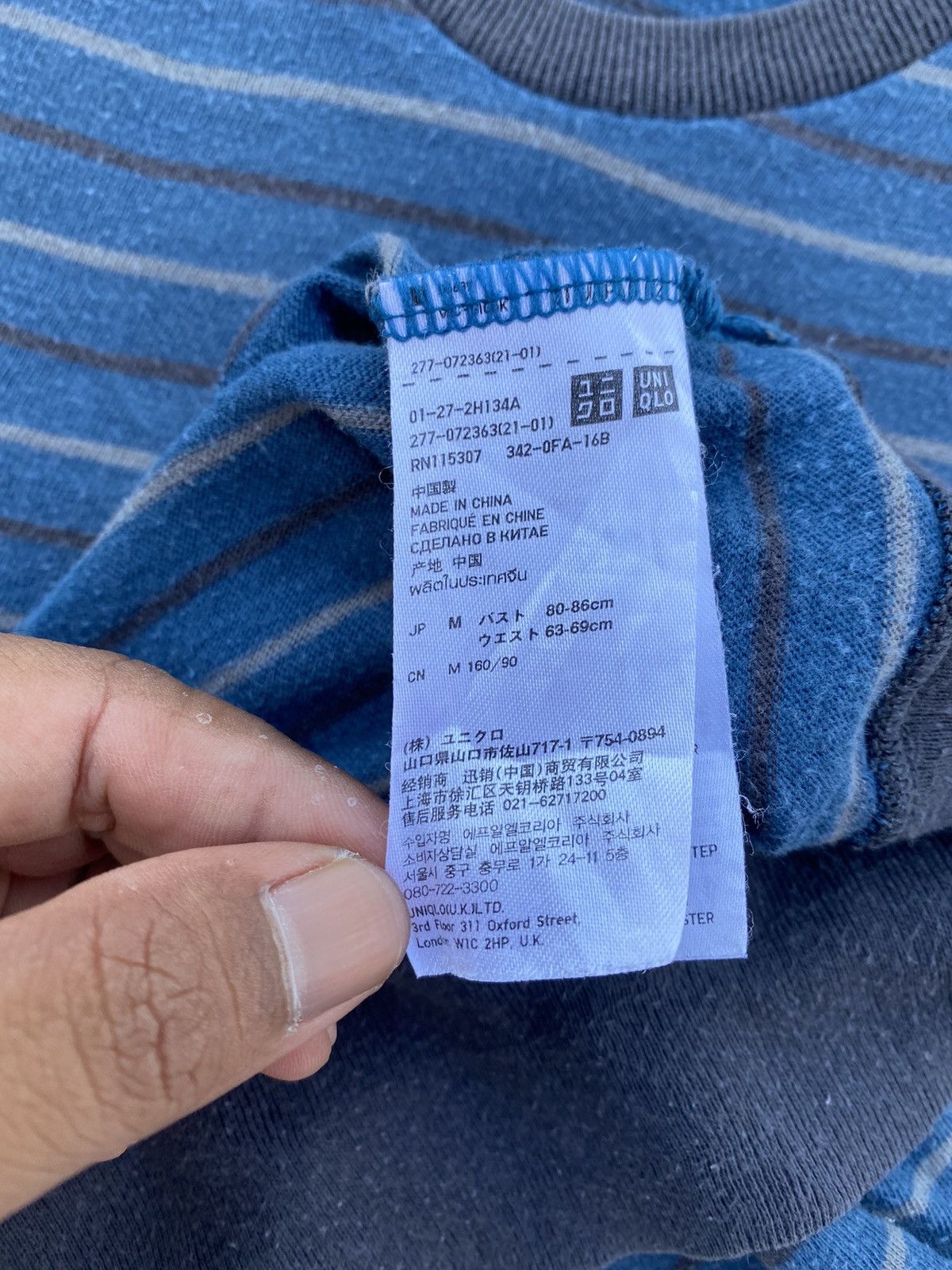 Undercover Rare Uniqlo Undercover UU Stripes Tshirt Size US M / EU 48-50 / 2 - 9 Thumbnail