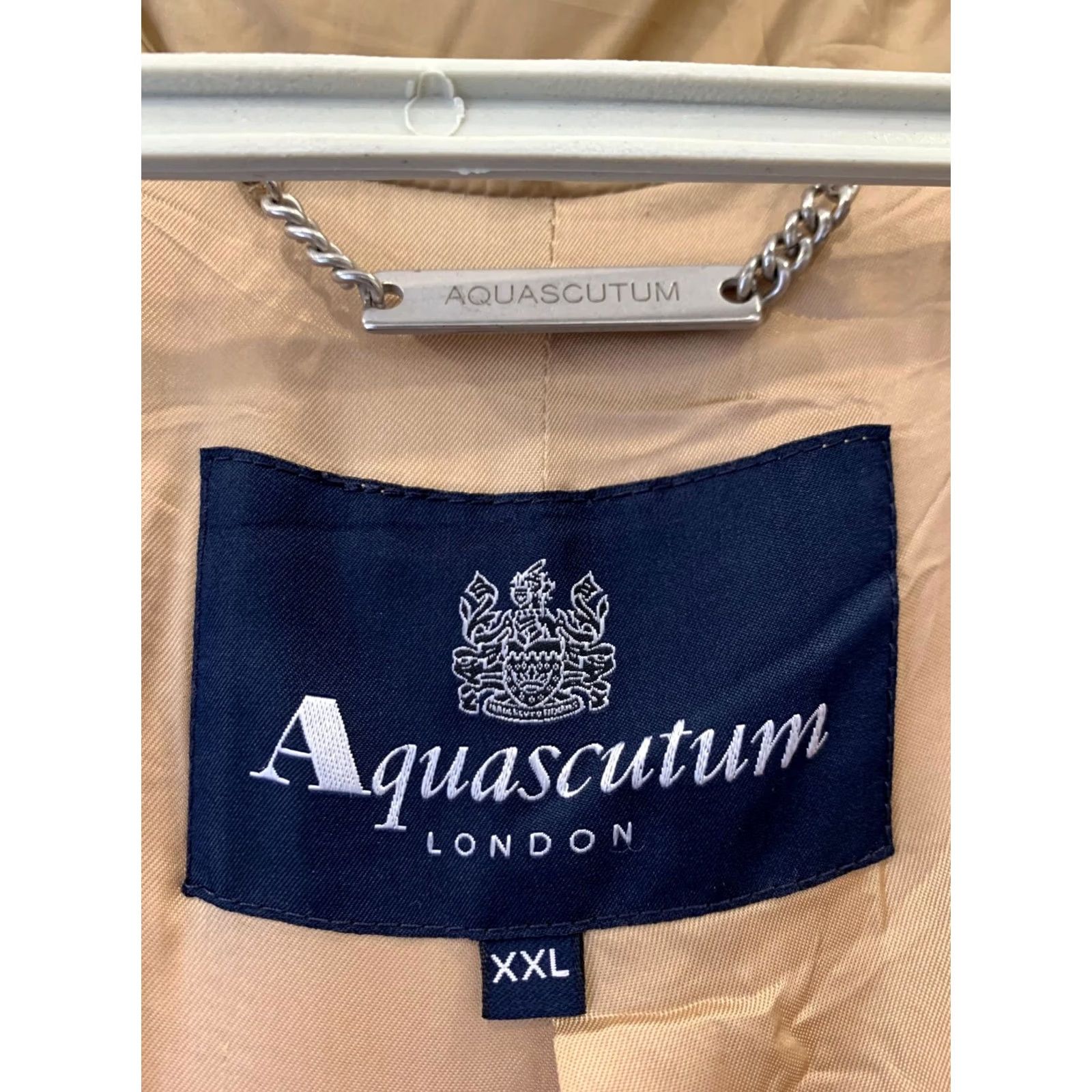 Aquascutum VINTAGE Aquascutum London Mens XXL Beige Puffer Jacket Quilted Down Coat Luxury Size US XXL / EU 58 / 5 - 3 Thumbnail