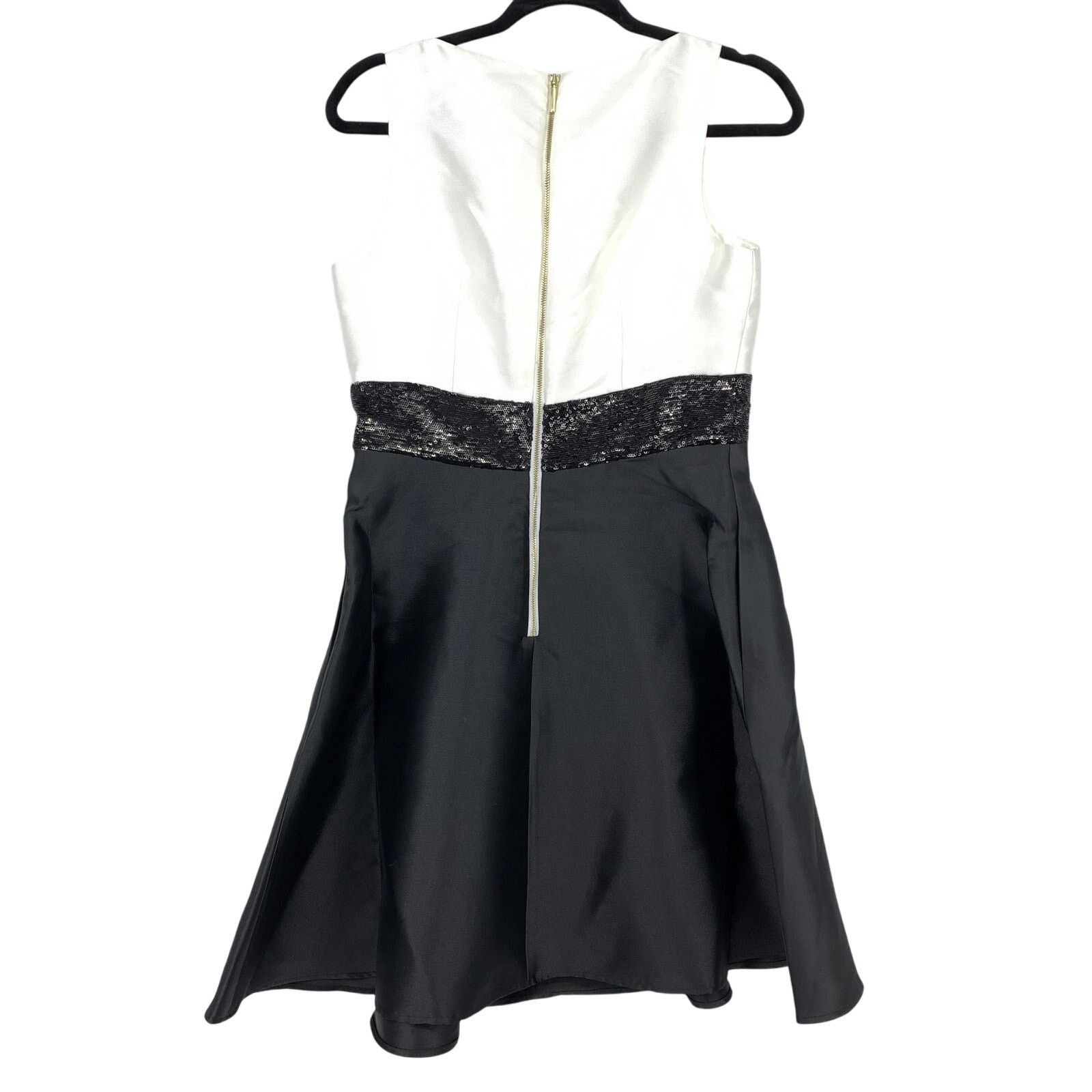 Kate Spade Kate Spade Sequin Bow Fit & Flare Dress 4 Black White NEW Size S / US 4 / IT 40 - 2 Thumbnail