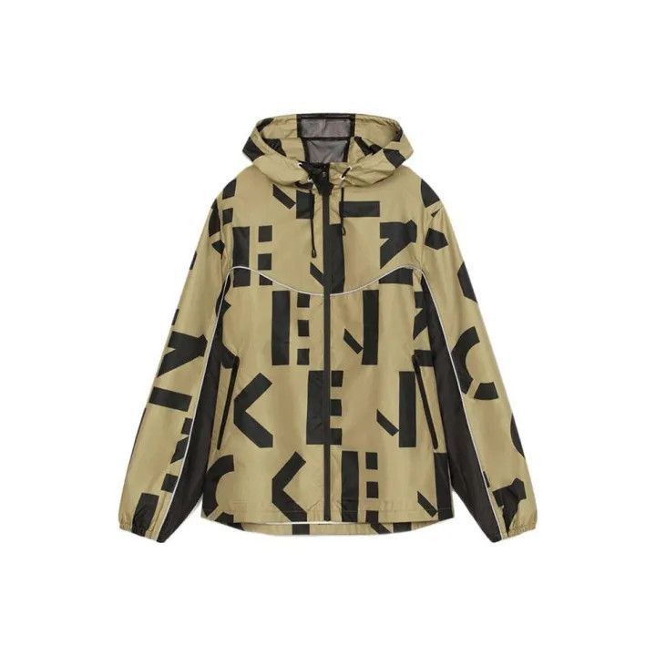 Kenzo FW22 Logo Print Hooded Windbreaker Jacket -2507