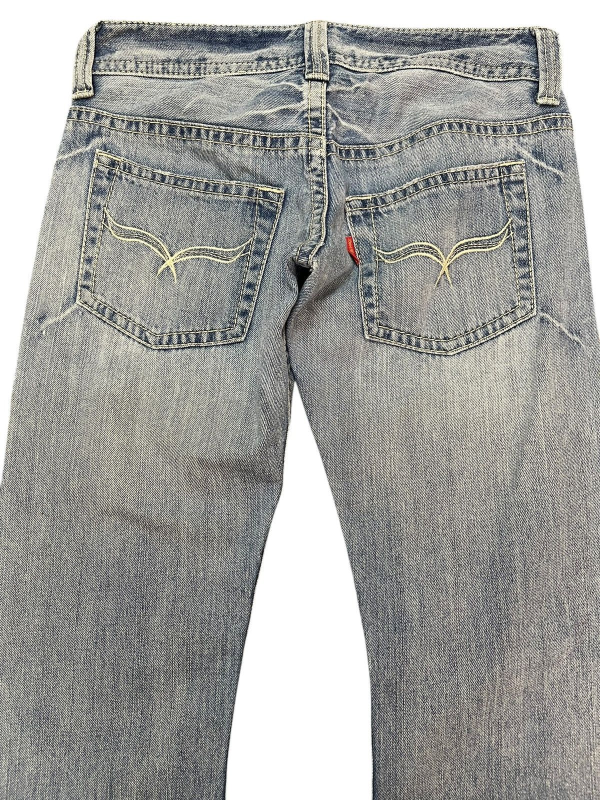 If Six Was Nine × Japanese Brand × Vintage Vintage Japanese Brand Flare Ripped Distressed Denim Size US 30 / EU 46 - 6 Thumbnail