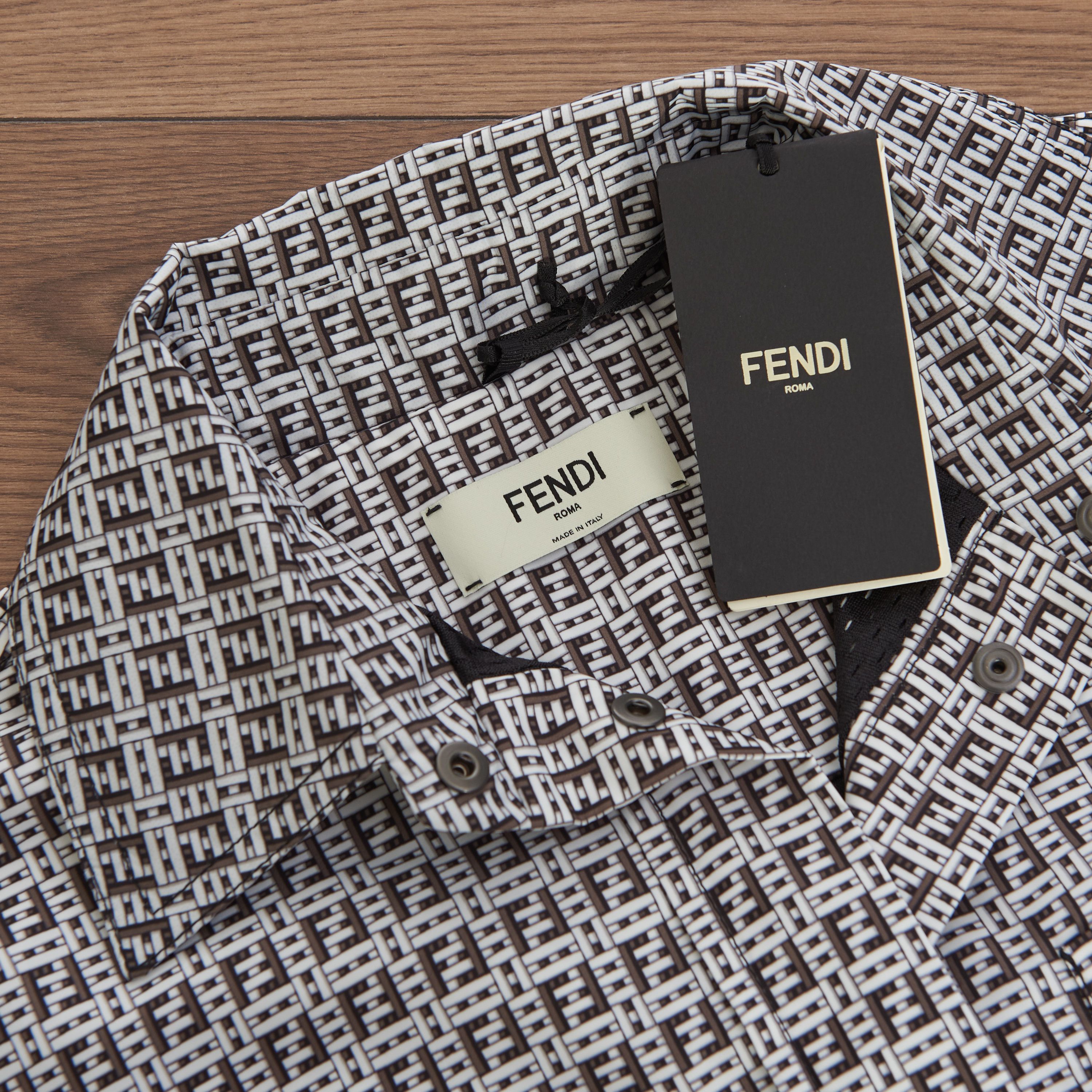 Fendi Shirt Jacket In Black & White FF Motif Size S / US 4 / IT 40 - 11 Thumbnail