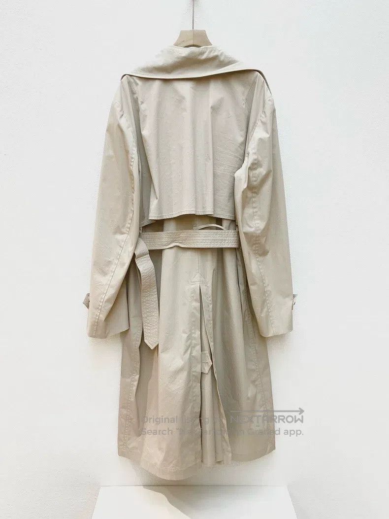 Givenchy Givenchy Printed Color-blocked Trench Coat Size US M / EU 48-50 / 2 - 2 Thumbnail