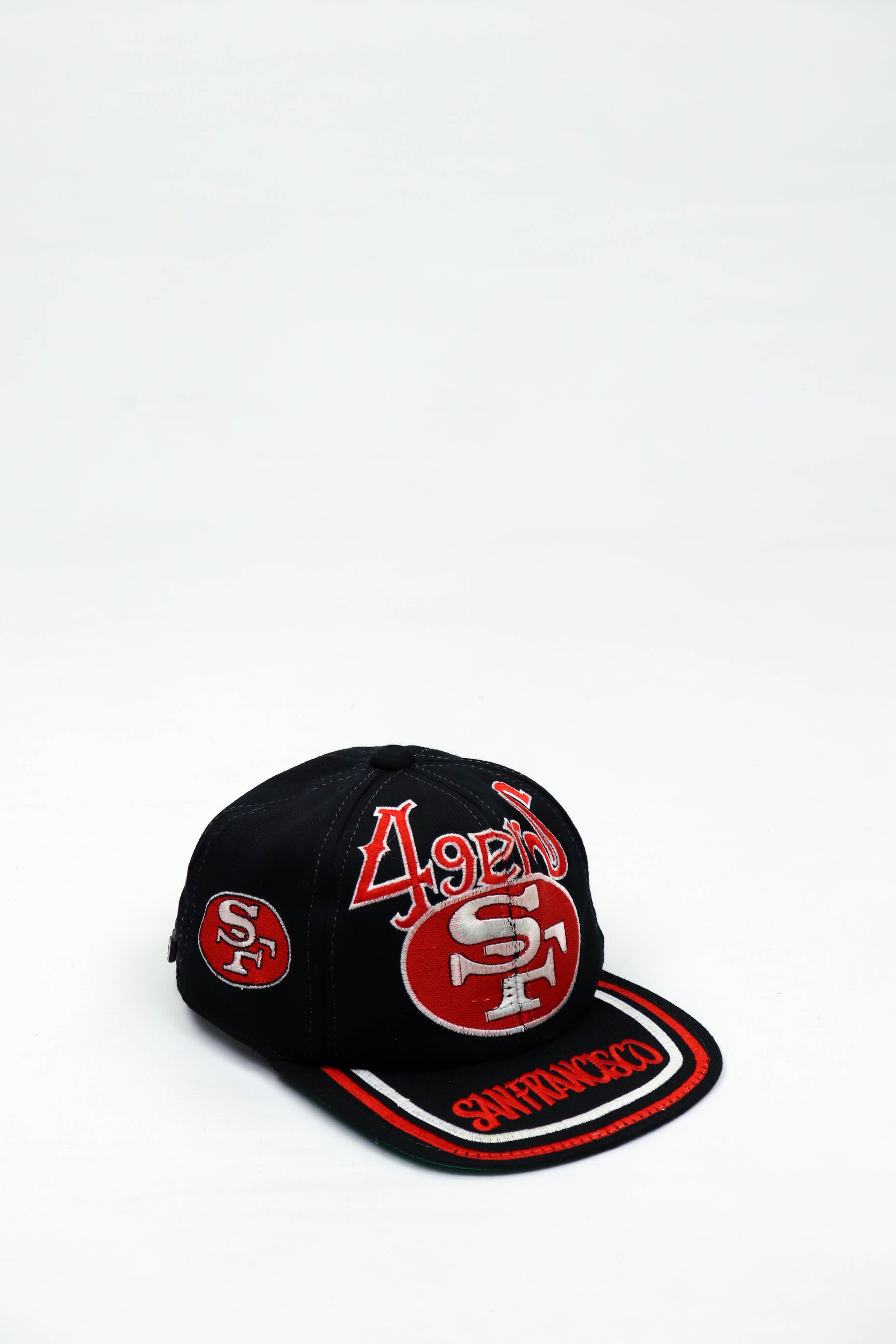 Vintage San Francisco 49ers Neon Snapback Hat Cap Rare 90s 