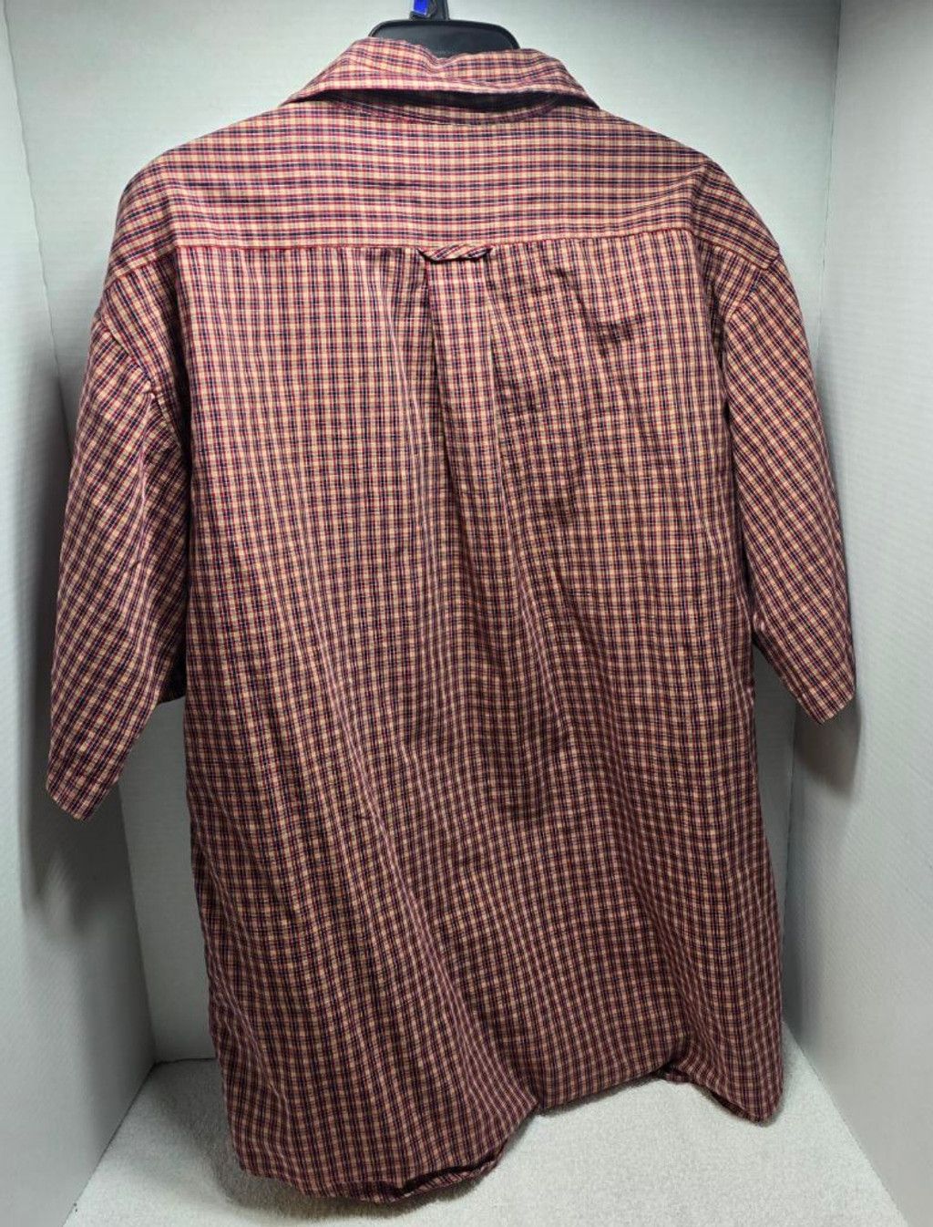 The Unbranded Brand Men's Big Creek Red Blue Plaid Casual Button Down Shirt L Size US L / EU 52-54 / 3 - 8 Thumbnail