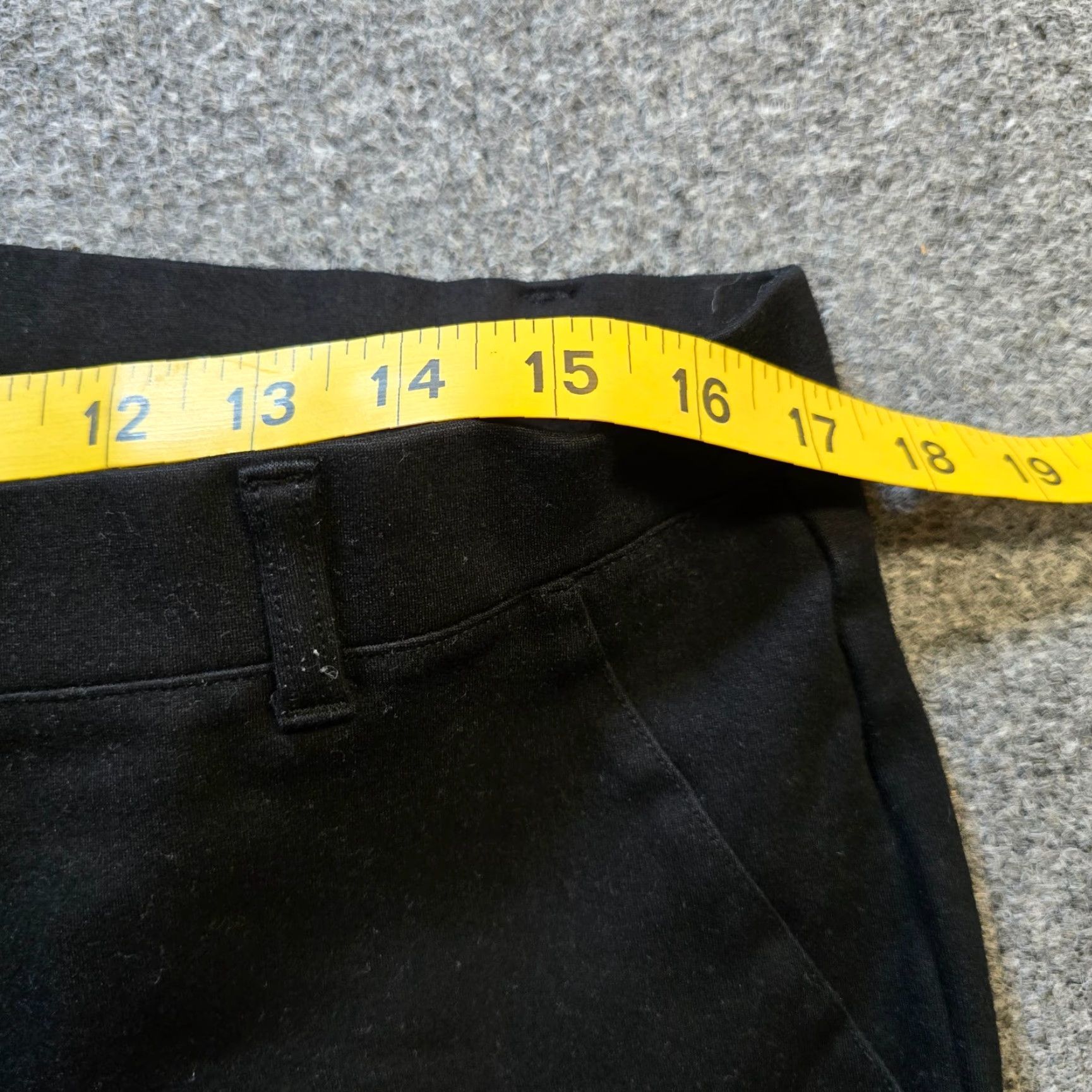 Quince Quince Pants Womens XL Black Scuba Straight Leg Stretch Pull On Capsule Career Dress Pants Slim Straight Leg Womens XL Black Quince Pants Size 40" / US 18 - 6 Thumbnail